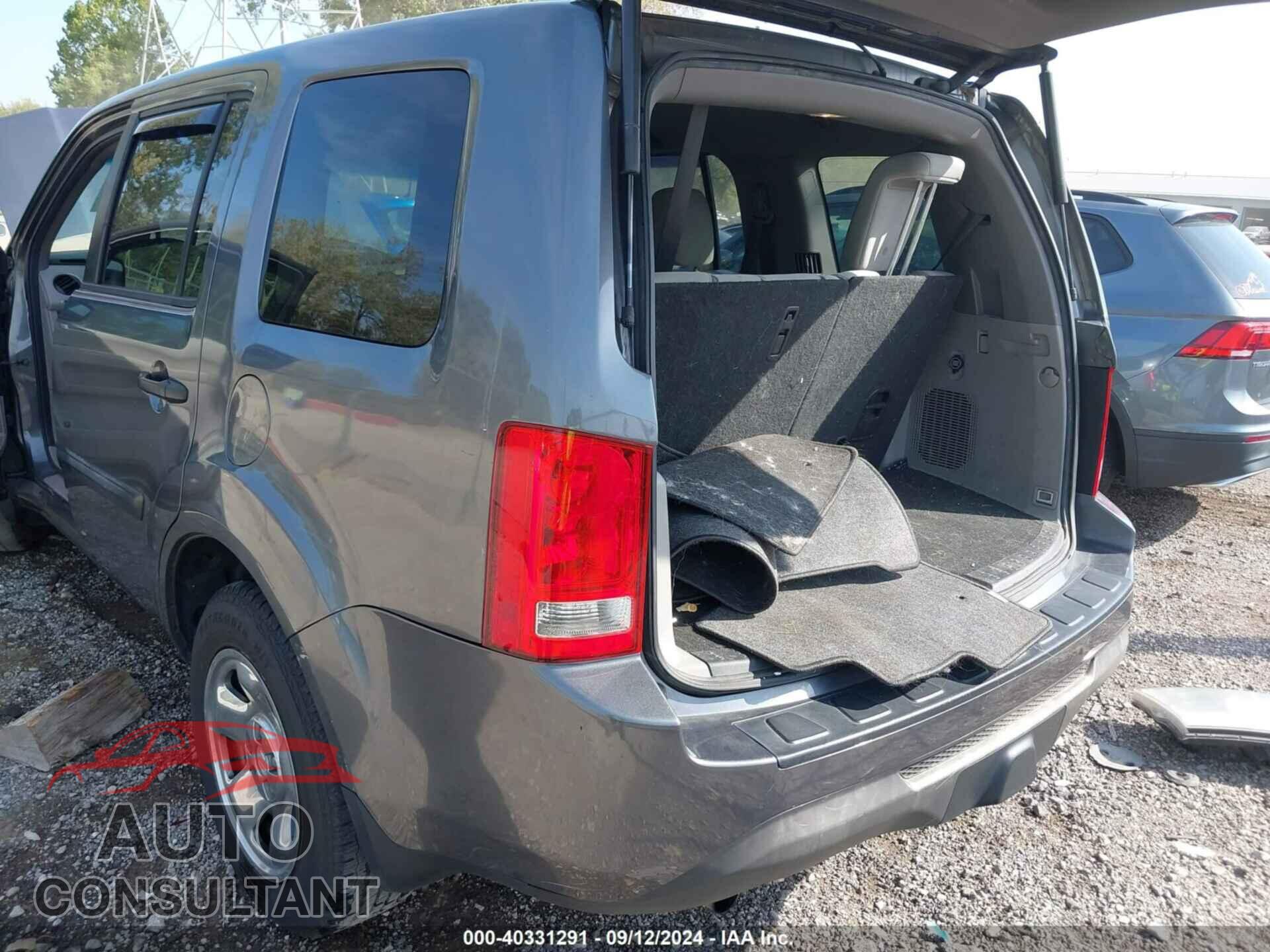 HONDA PILOT 2013 - 5FNYF4H29DB073034