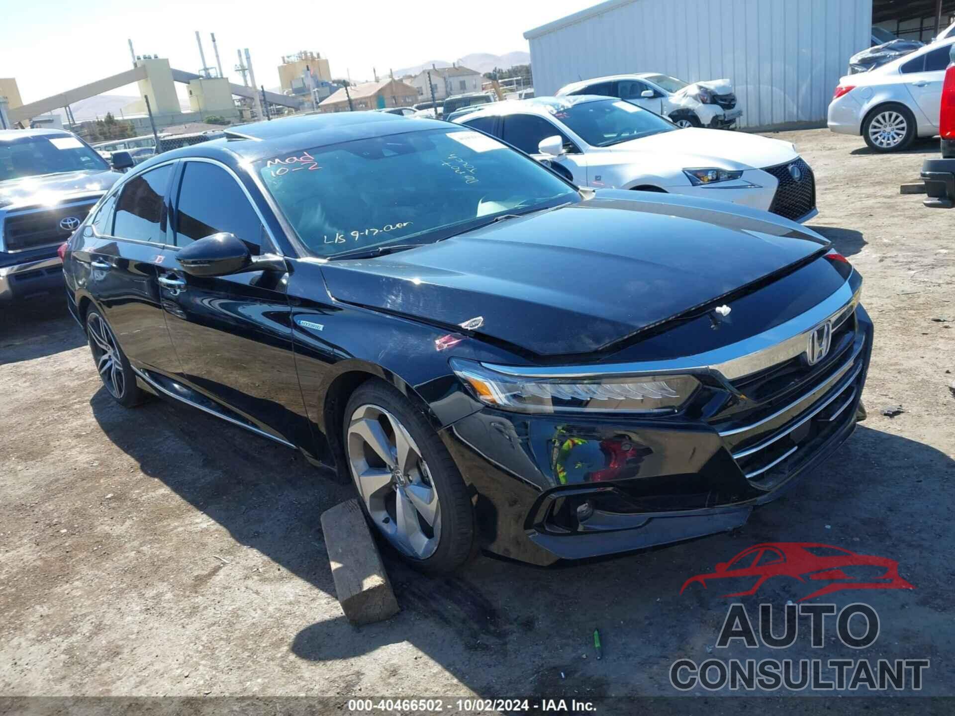HONDA ACCORD 2022 - 1HGCV3F99NA009028