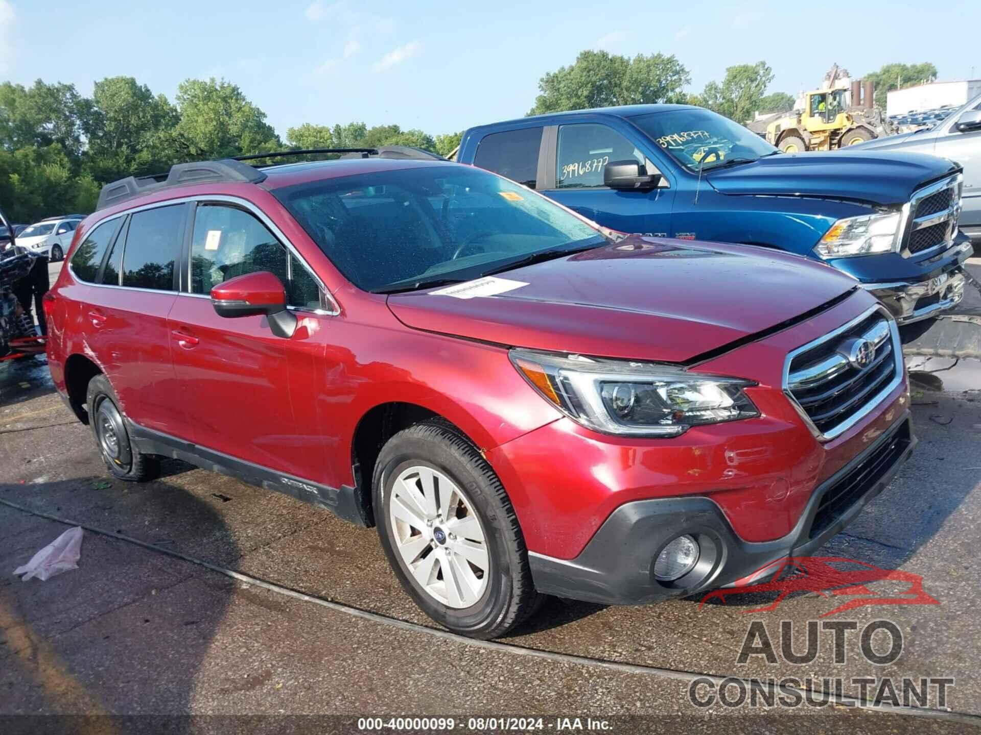 SUBARU OUTBACK 2019 - 4S4BSAHC8K3226940