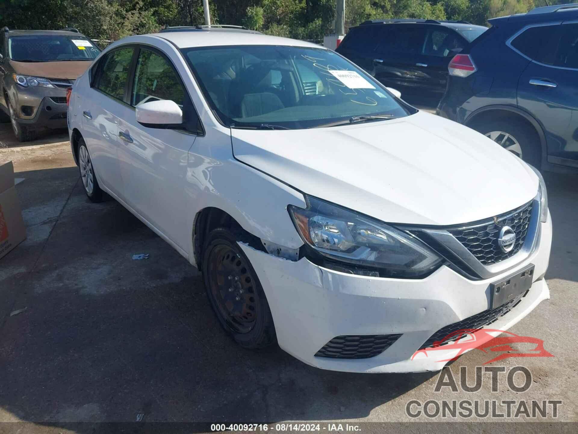 NISSAN SENTRA 2016 - 3N1AB7AP1GL659689