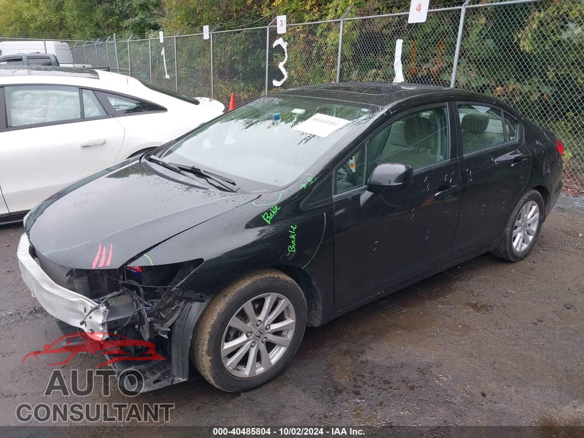 HONDA CIVIC 2012 - 2HGFB2F80CH308316