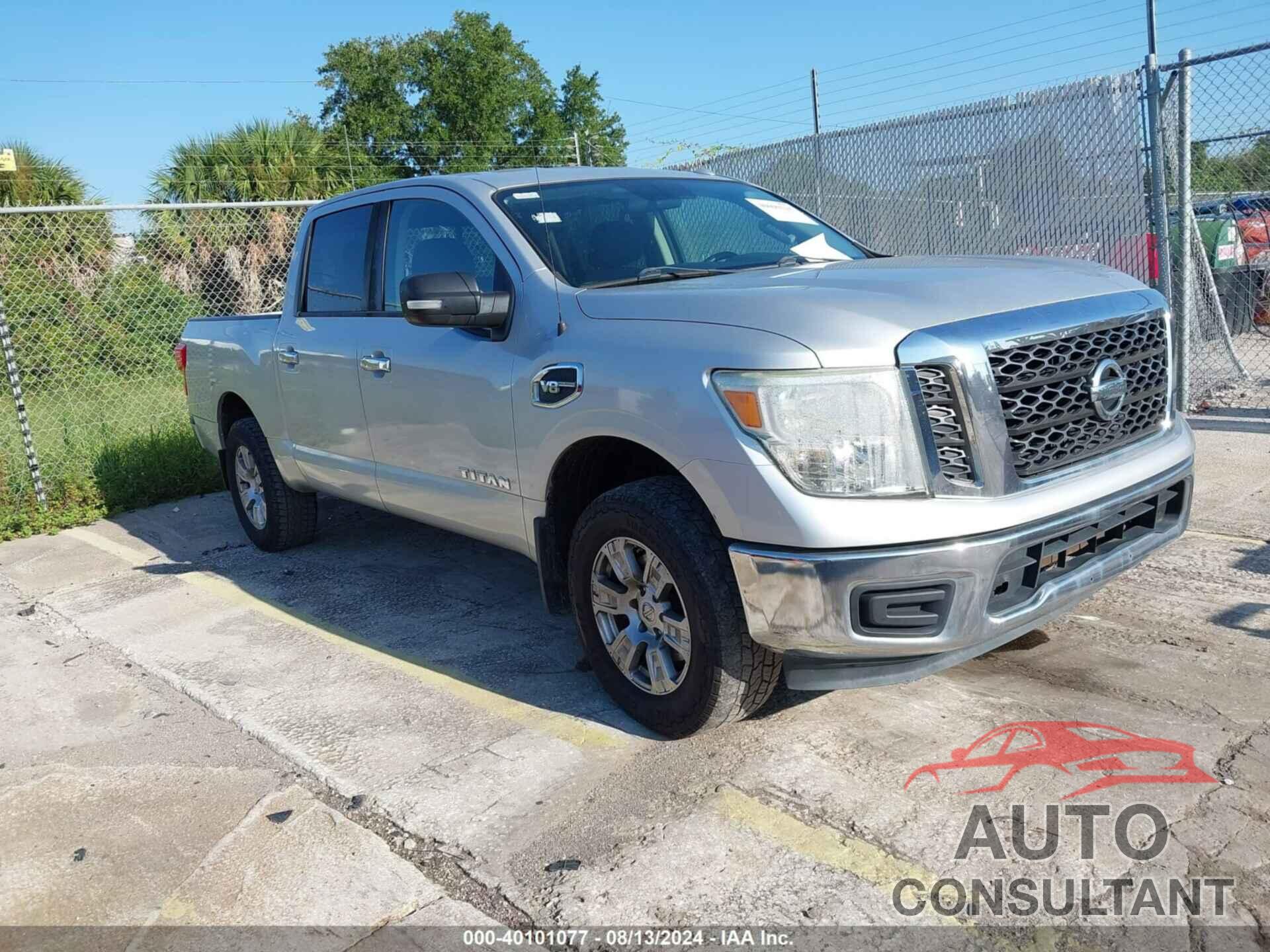 NISSAN TITAN 2017 - 1N6AA1EK3HN510761