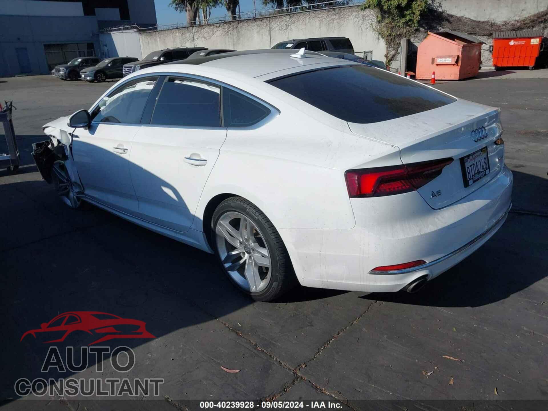 AUDI A5 2019 - WAUANCF55KA056858