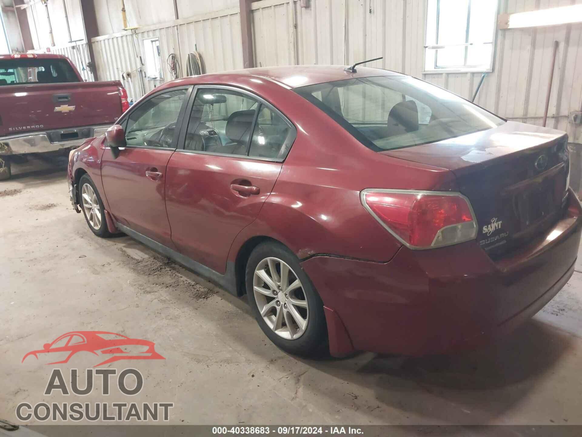 SUBARU IMPREZA 2012 - JF1GJAC60CH017202
