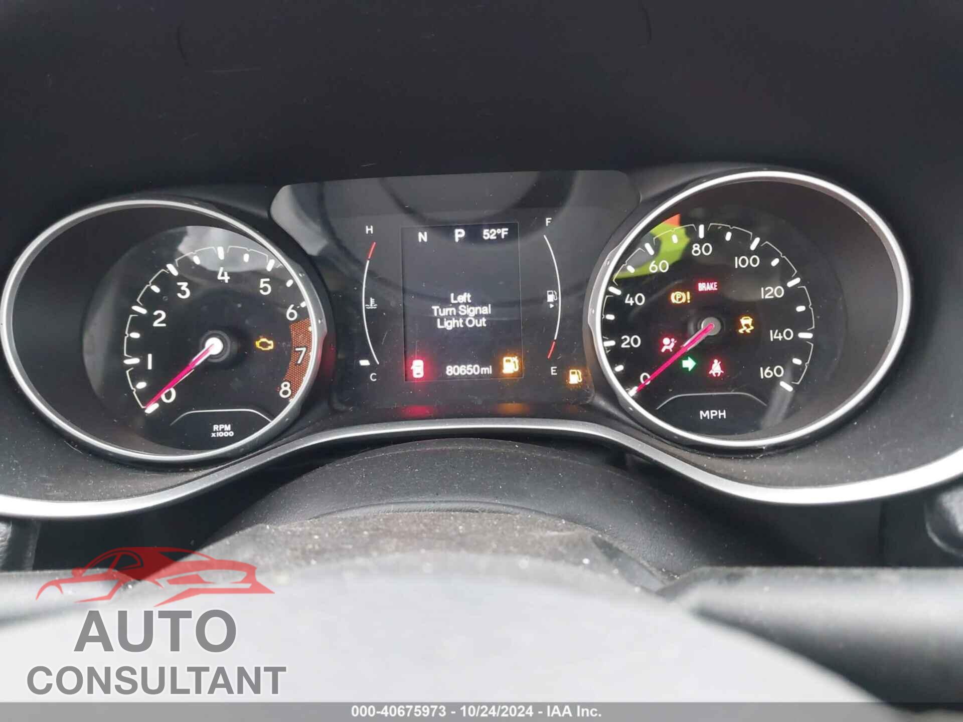 JEEP NEW COMPASS 2017 - 3C4NJDBB1HT646574