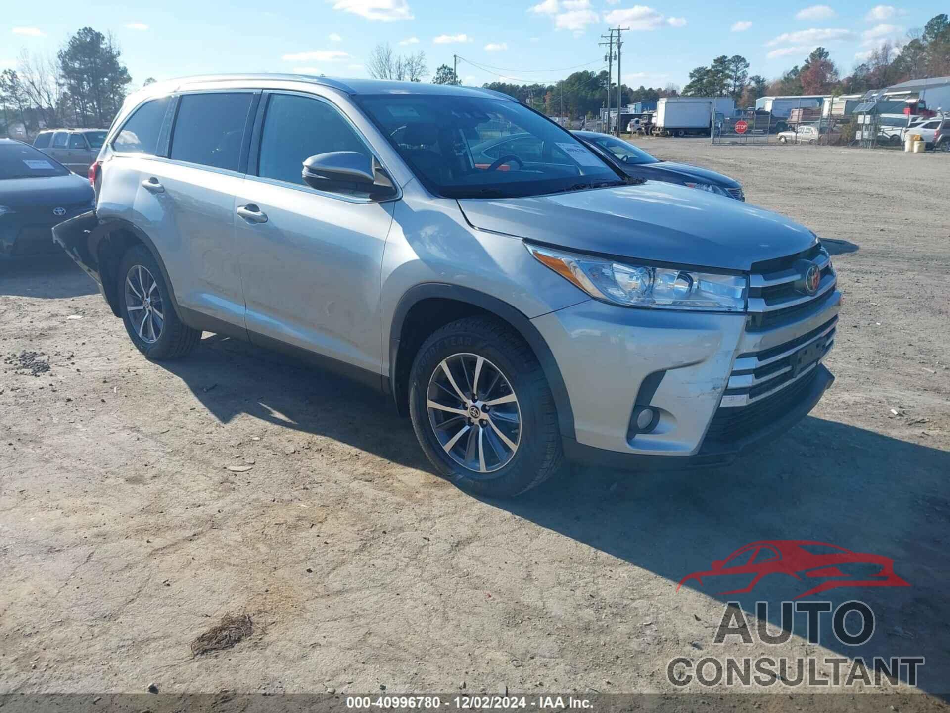 TOYOTA HIGHLANDER 2019 - 5TDJZRFH7KS629976