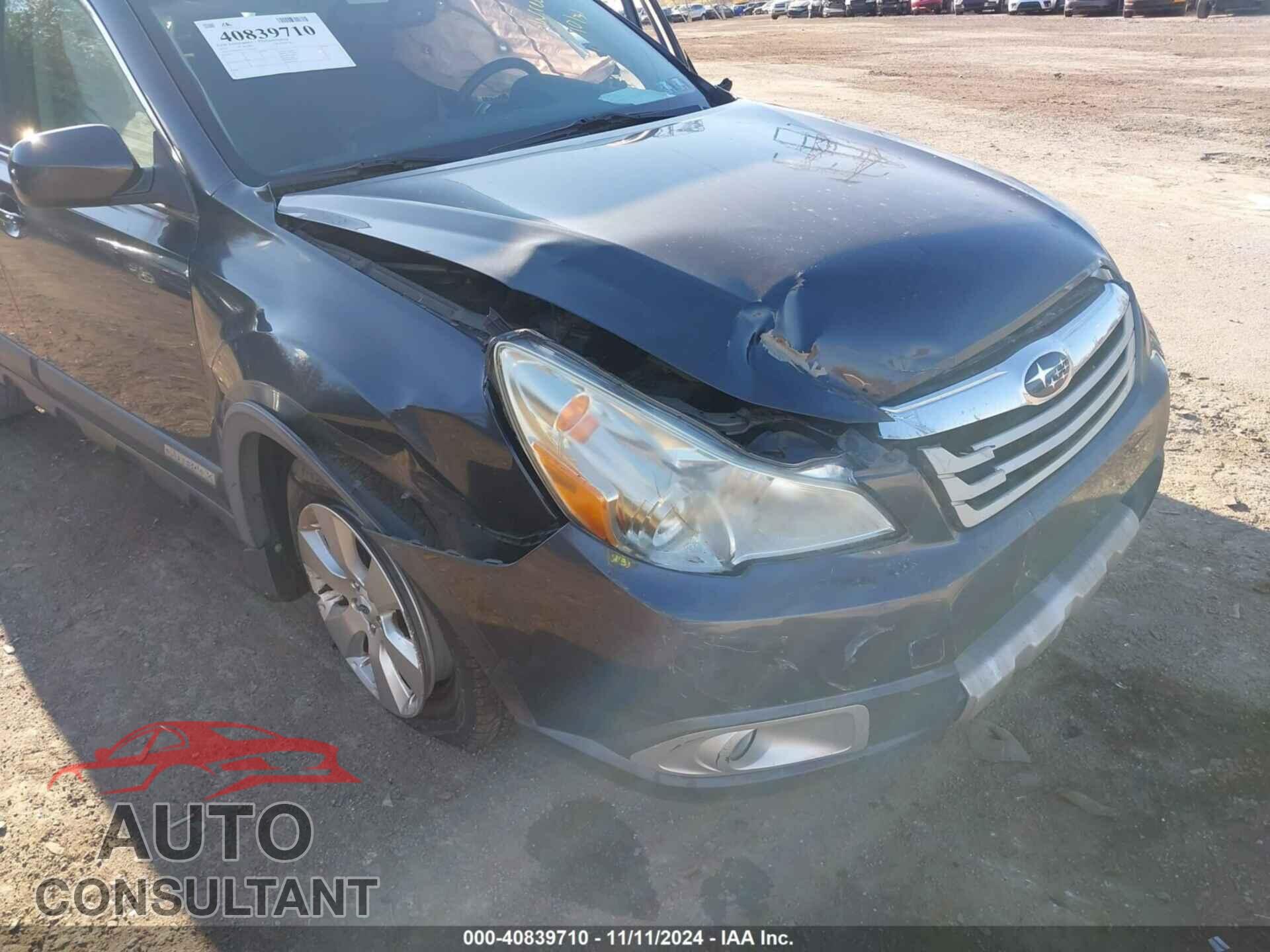 SUBARU OUTBACK 2012 - 4S4BRBKC2C3208218