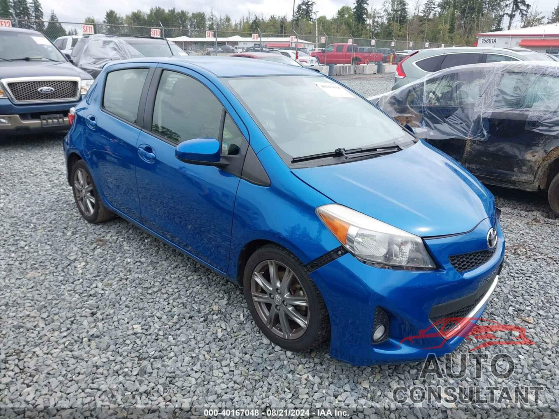 TOYOTA YARIS 2013 - JTDKTUD33DD572786
