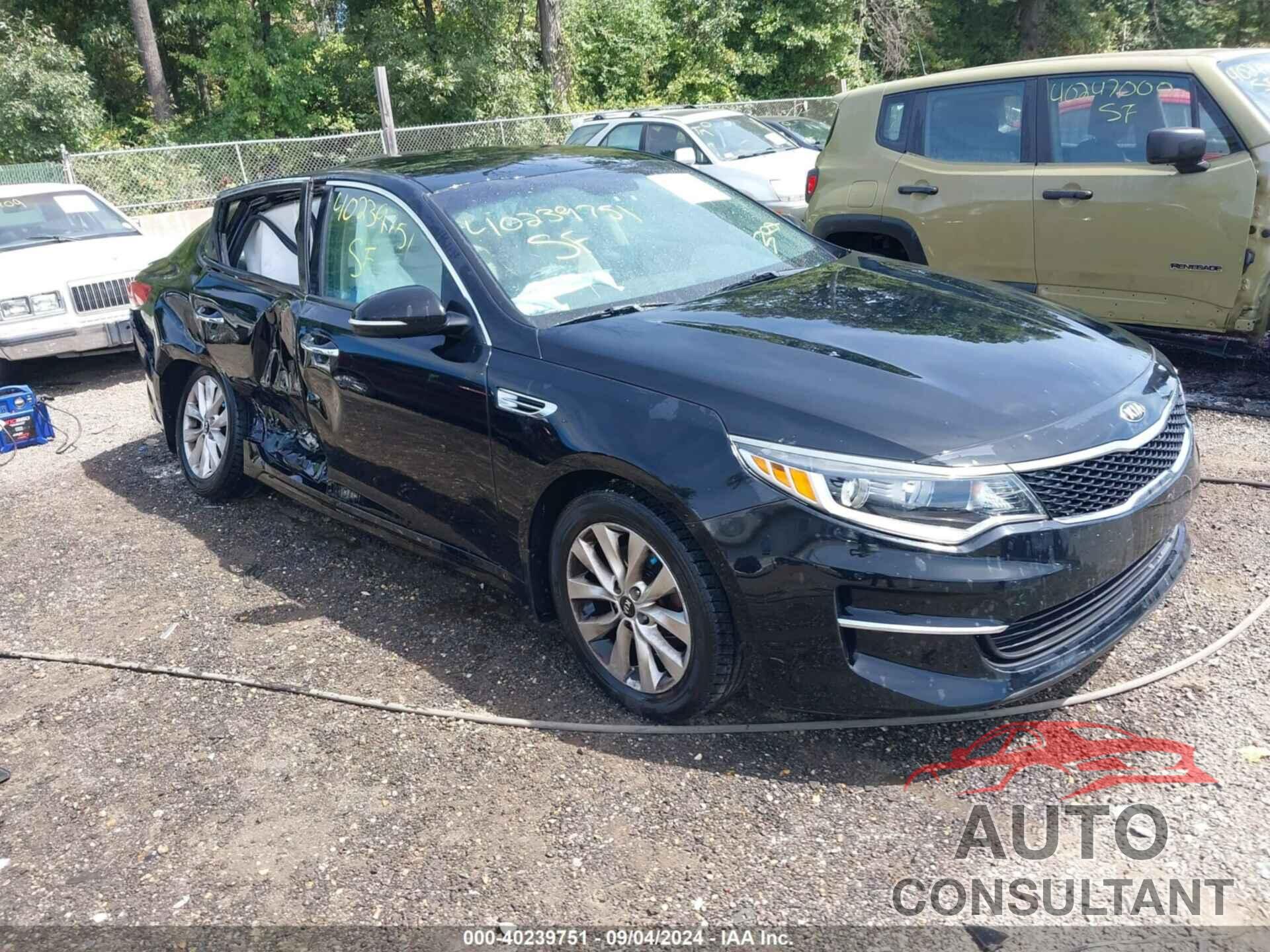 KIA OPTIMA 2018 - 5XXGT4L3XJG268802