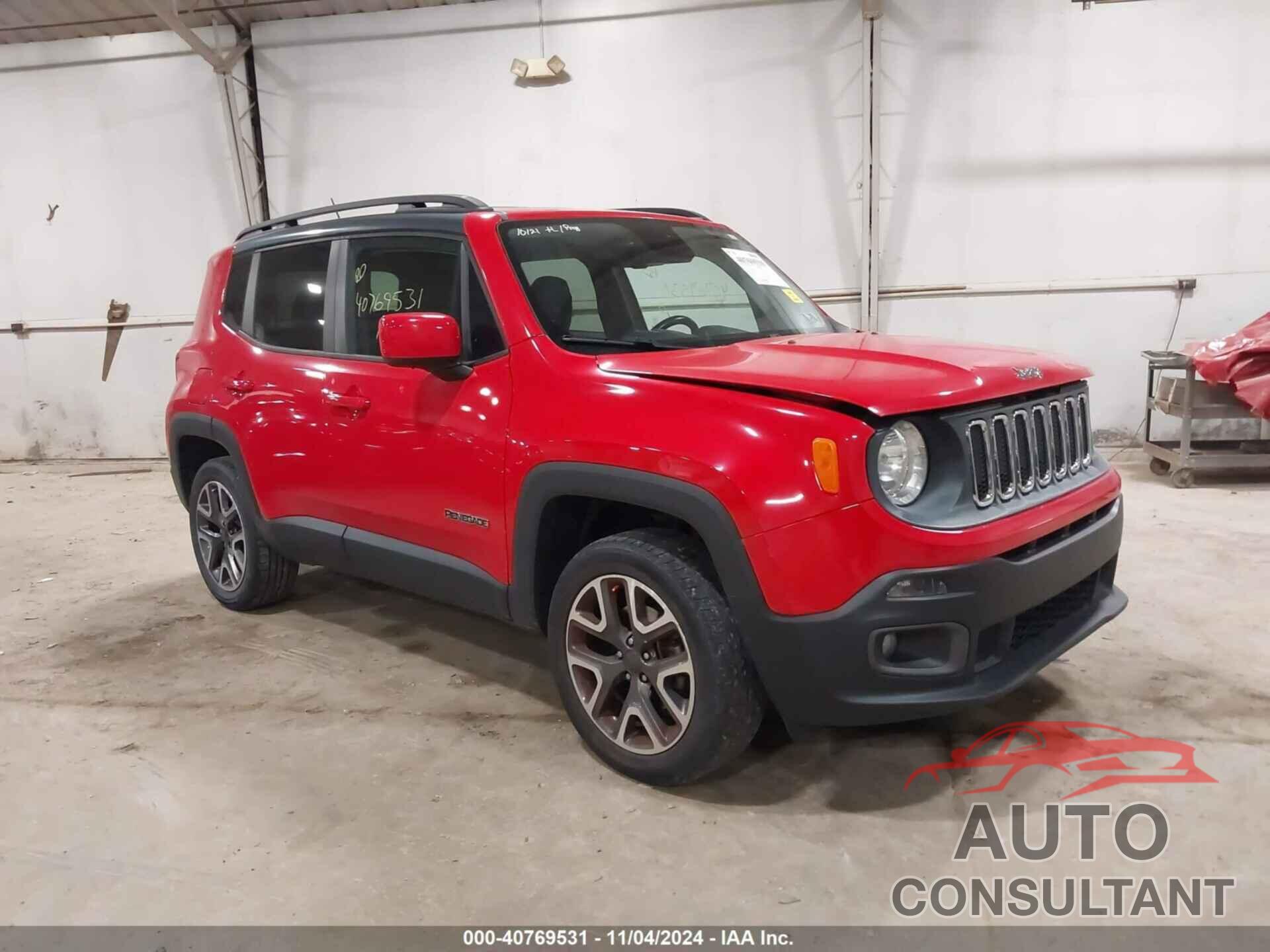 JEEP RENEGADE 2016 - ZACCJBBT2GPD26836