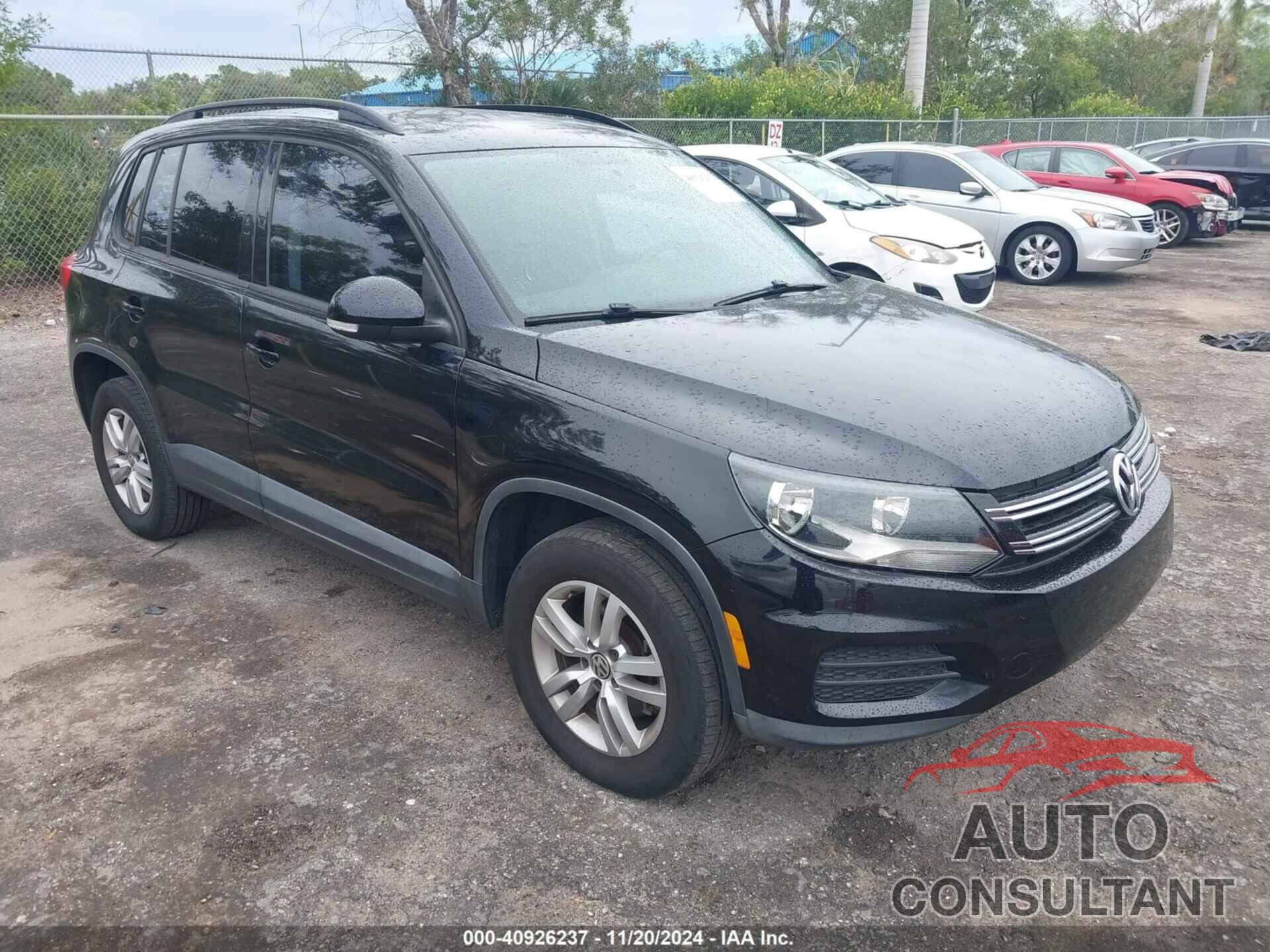 VOLKSWAGEN TIGUAN 2015 - WVGAV7AX7FW506565