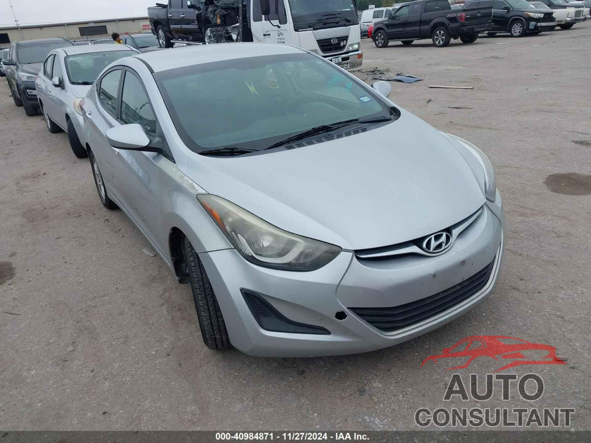 HYUNDAI ELANTRA 2014 - 5NPDH4AE7EH475683