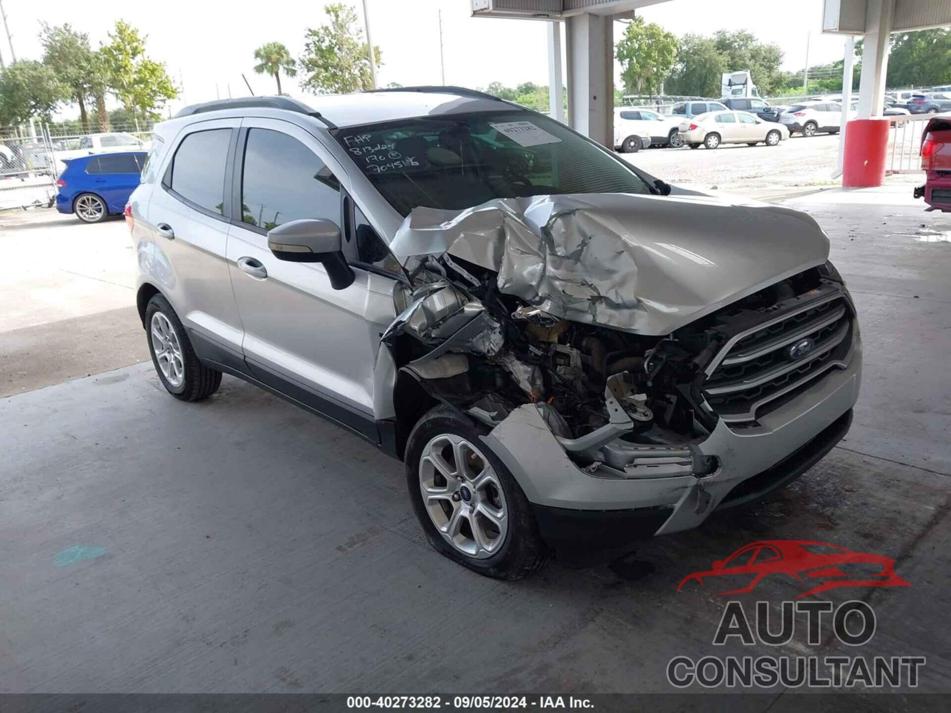 FORD ECOSPORT 2019 - MAJ3S2GE5KC284527