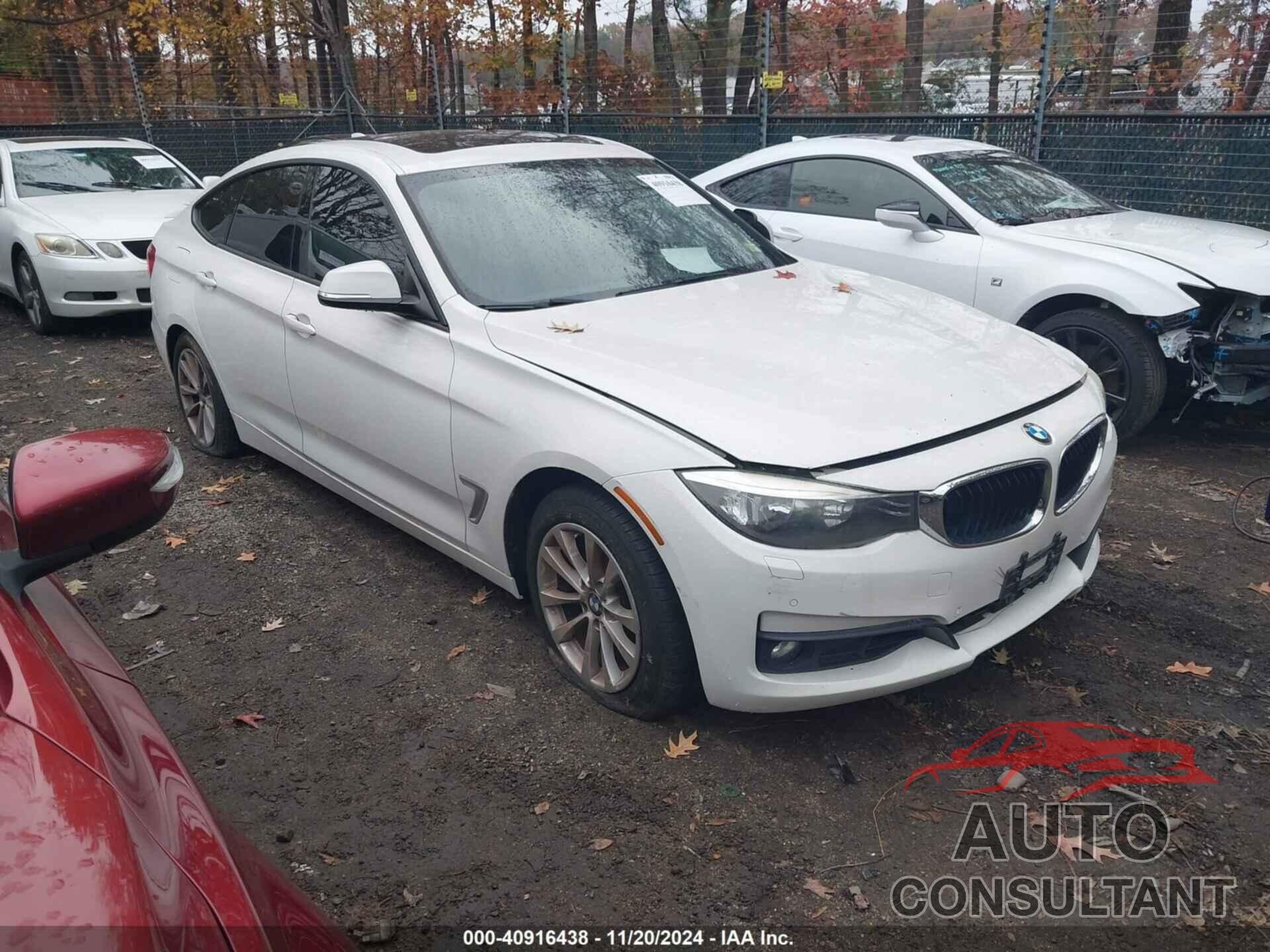 BMW 328I GRAN TURISMO 2014 - WBA3X5C58ED243095