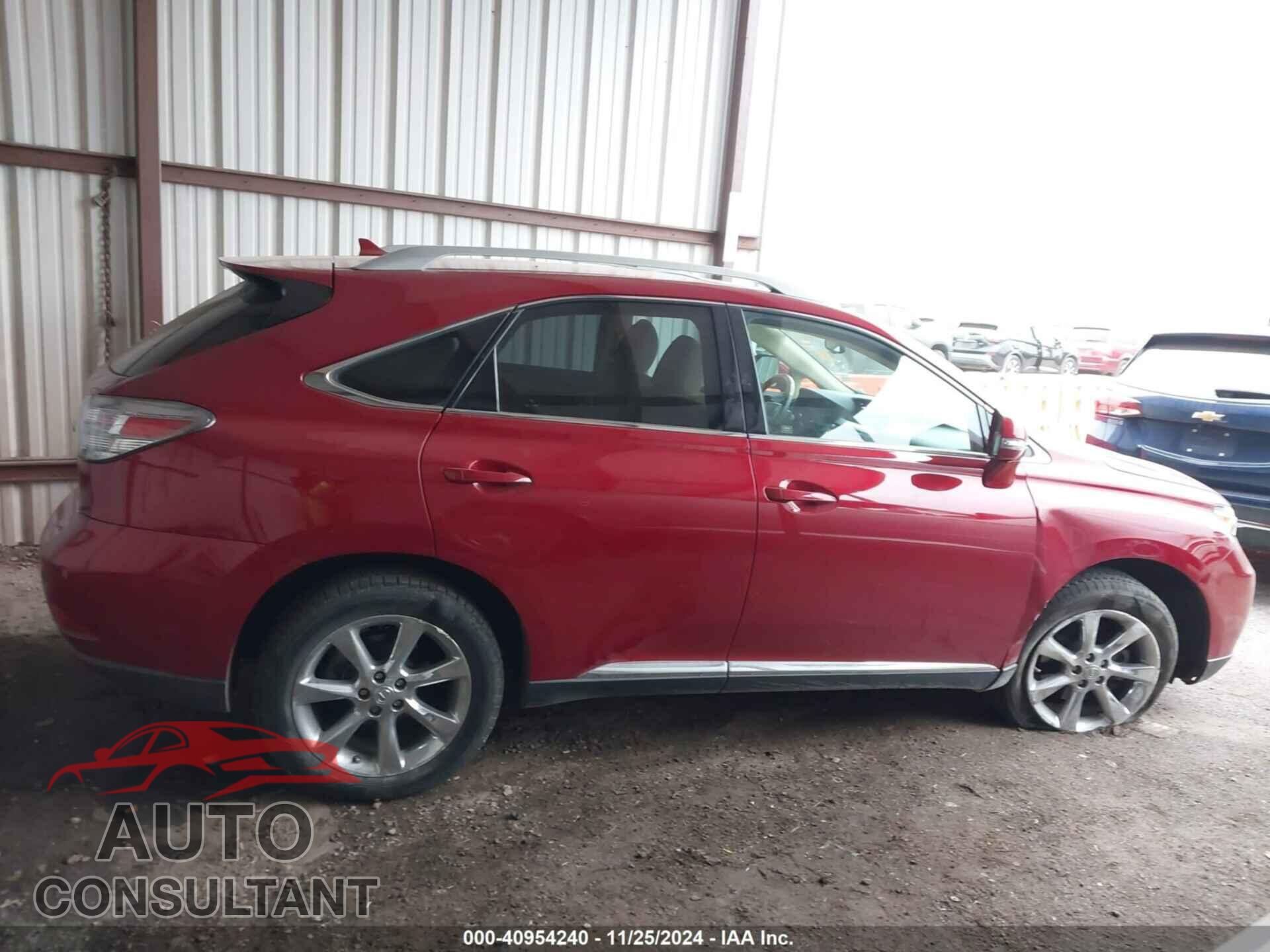 LEXUS RX 350 2011 - 2T2BK1BA0BC100294