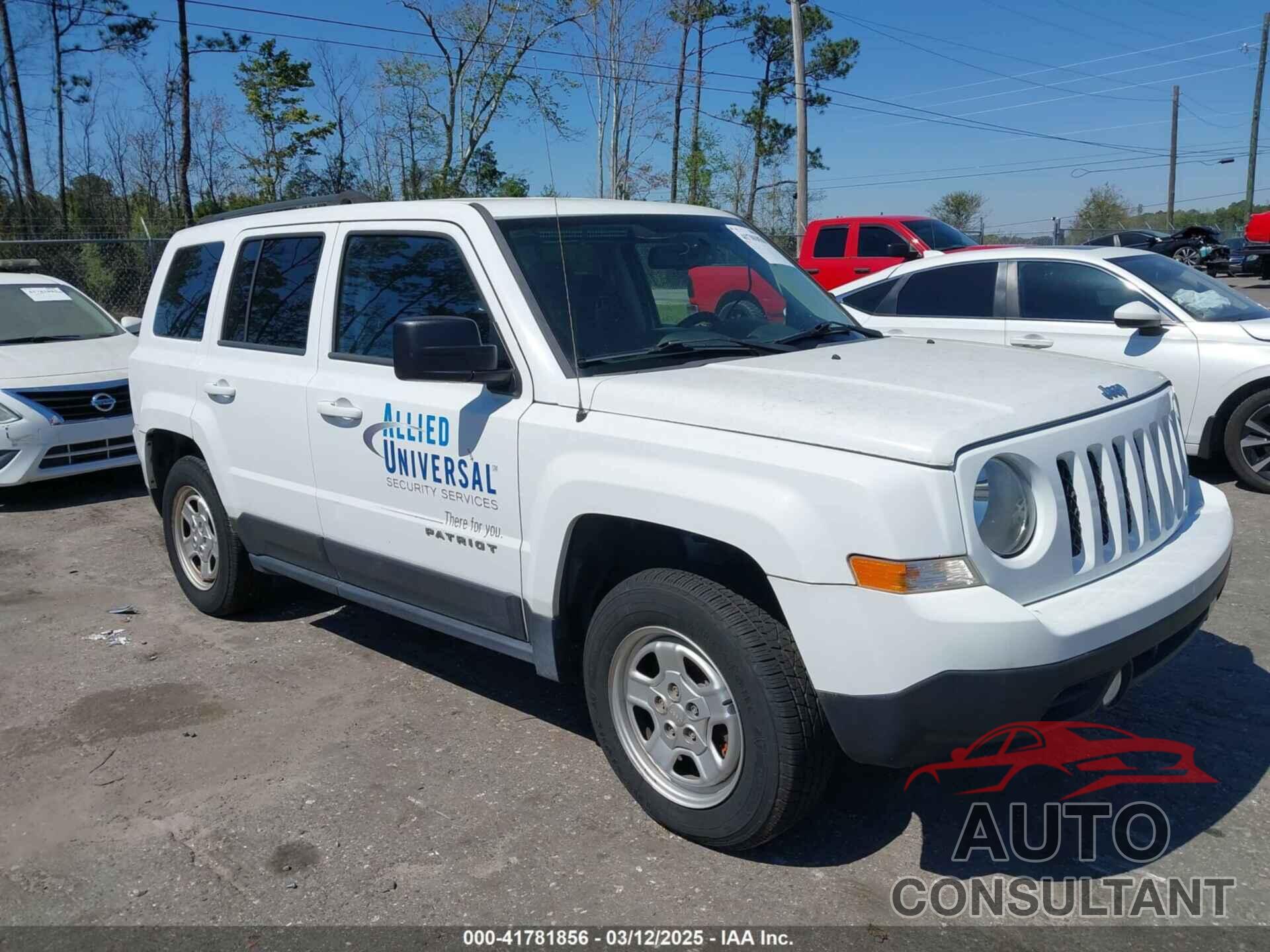 JEEP PATRIOT 2017 - 1C4NJPBA5HD204220