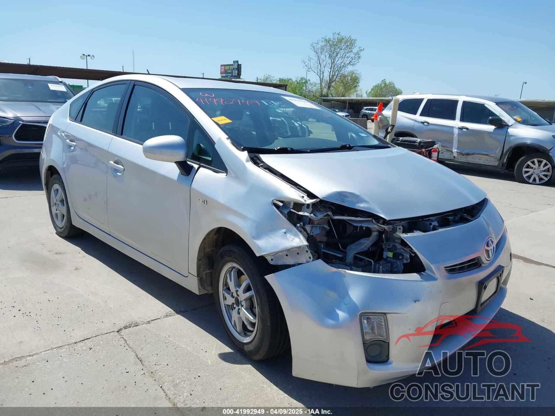 TOYOTA PRIUS 2011 - JTDKN3DU1B1468812