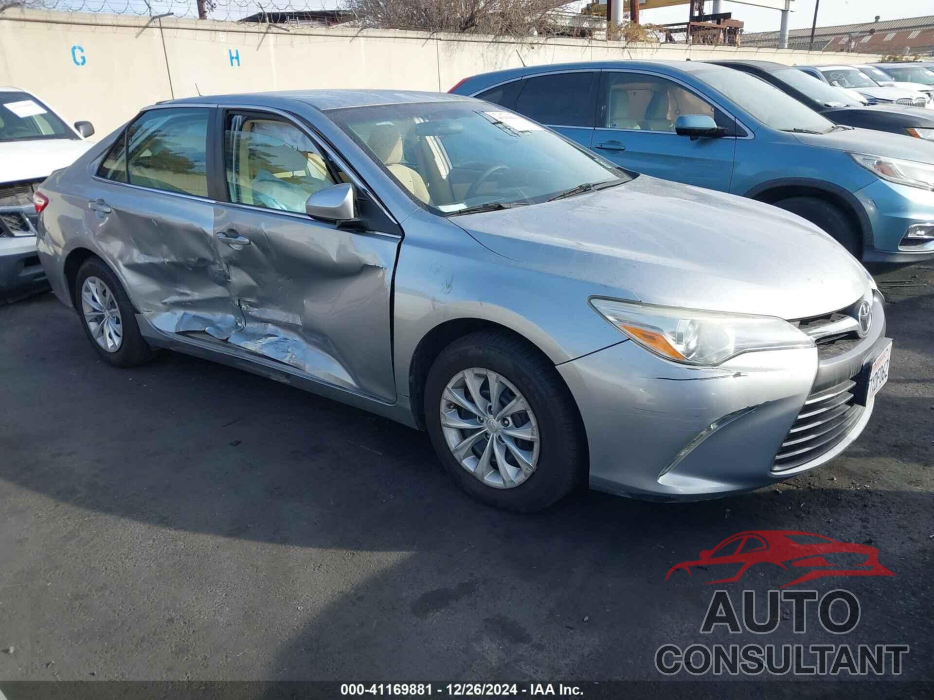 TOYOTA CAMRY 2015 - 4T4BF1FK6FR480344