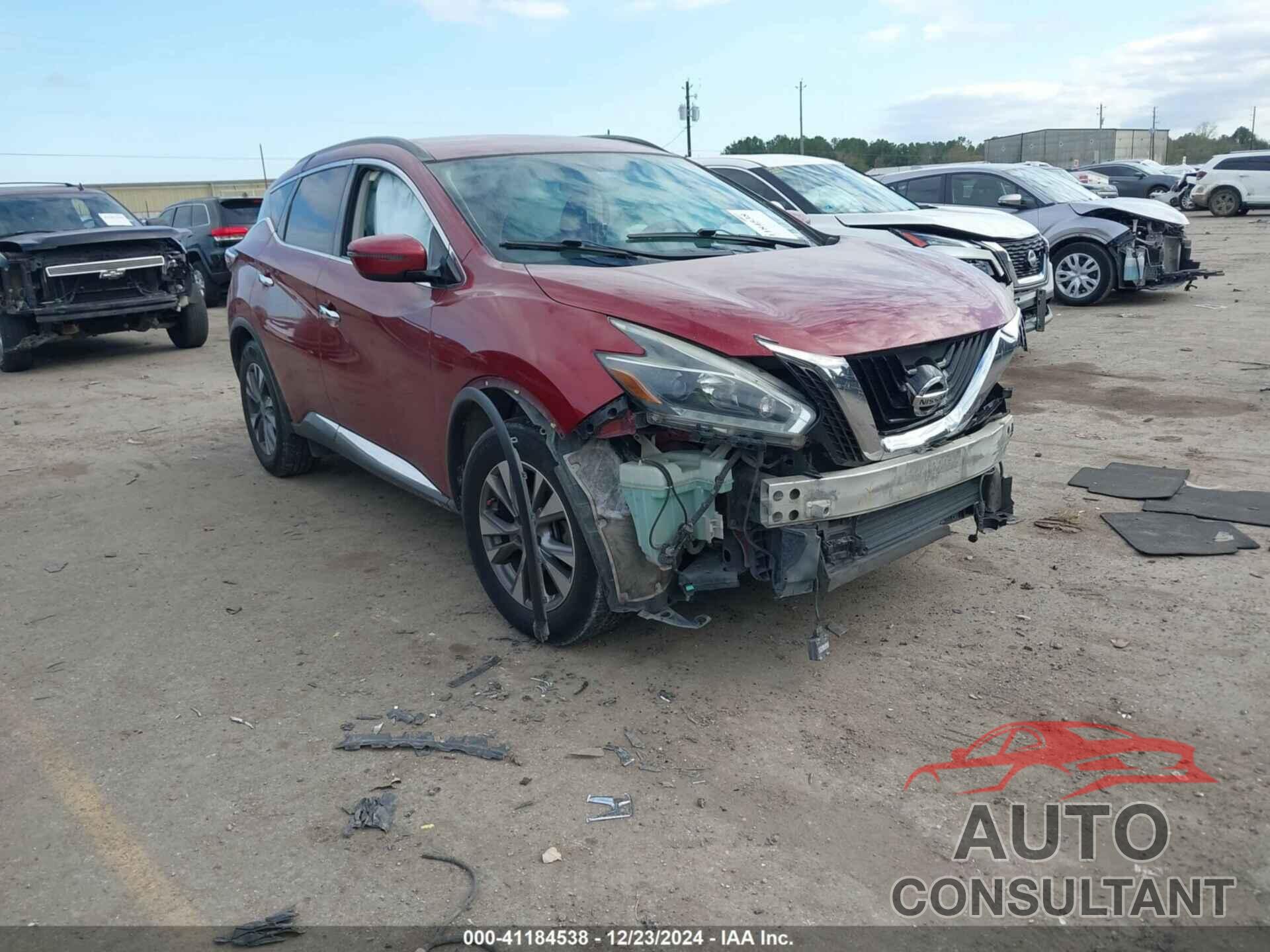 NISSAN MURANO 2018 - 5N1AZ2MG6JN118390