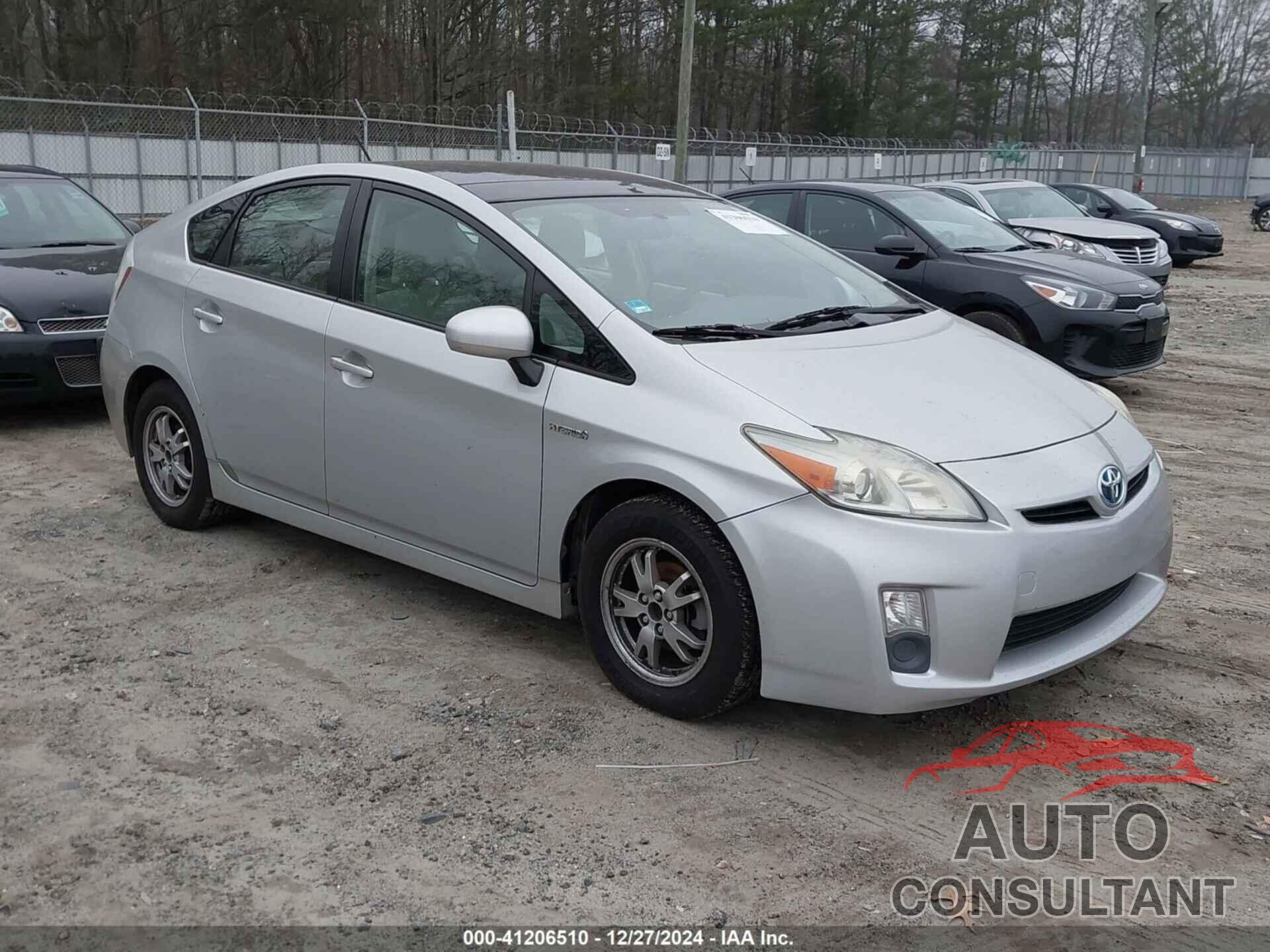 TOYOTA PRIUS 2010 - JTDKN3DU8A0136595