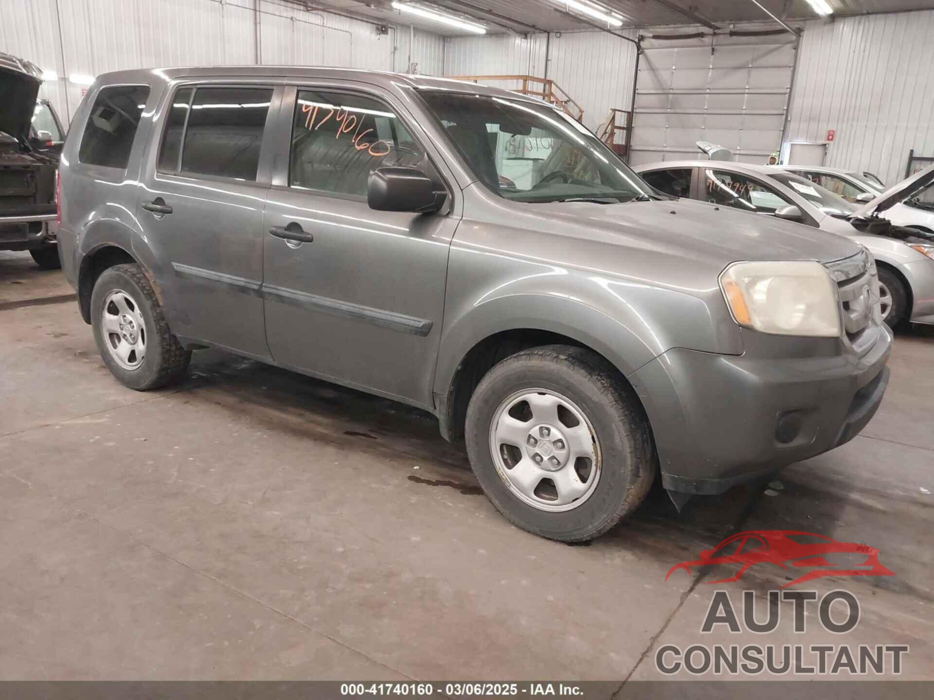 HONDA PILOT 2011 - 5FNYF3H2XBB030569