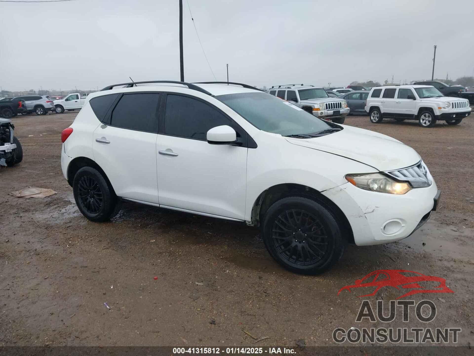 NISSAN MURANO 2009 - JN8AZ18U69W102733