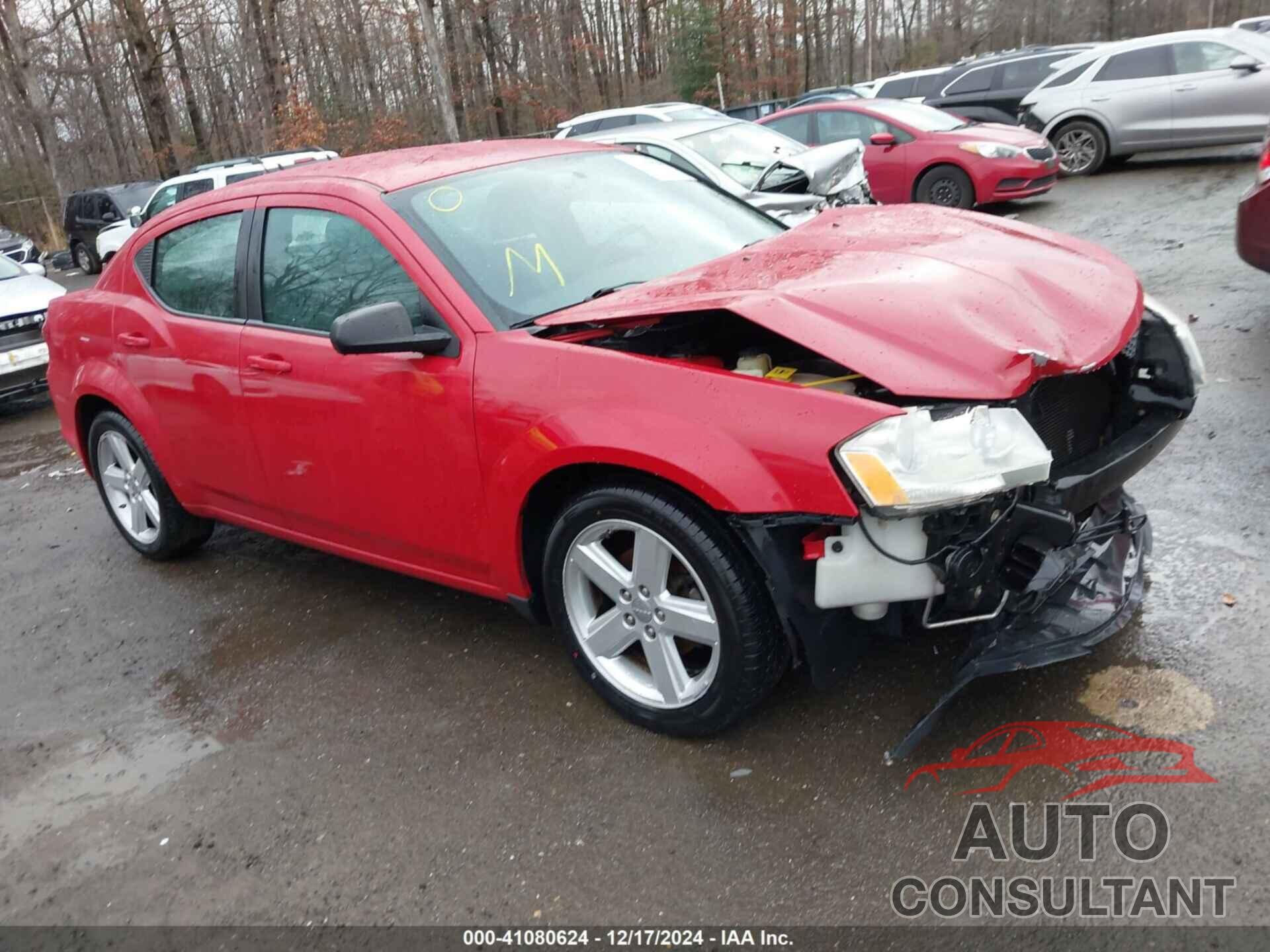 DODGE AVENGER 2013 - 1C3CDZAB7DN644288