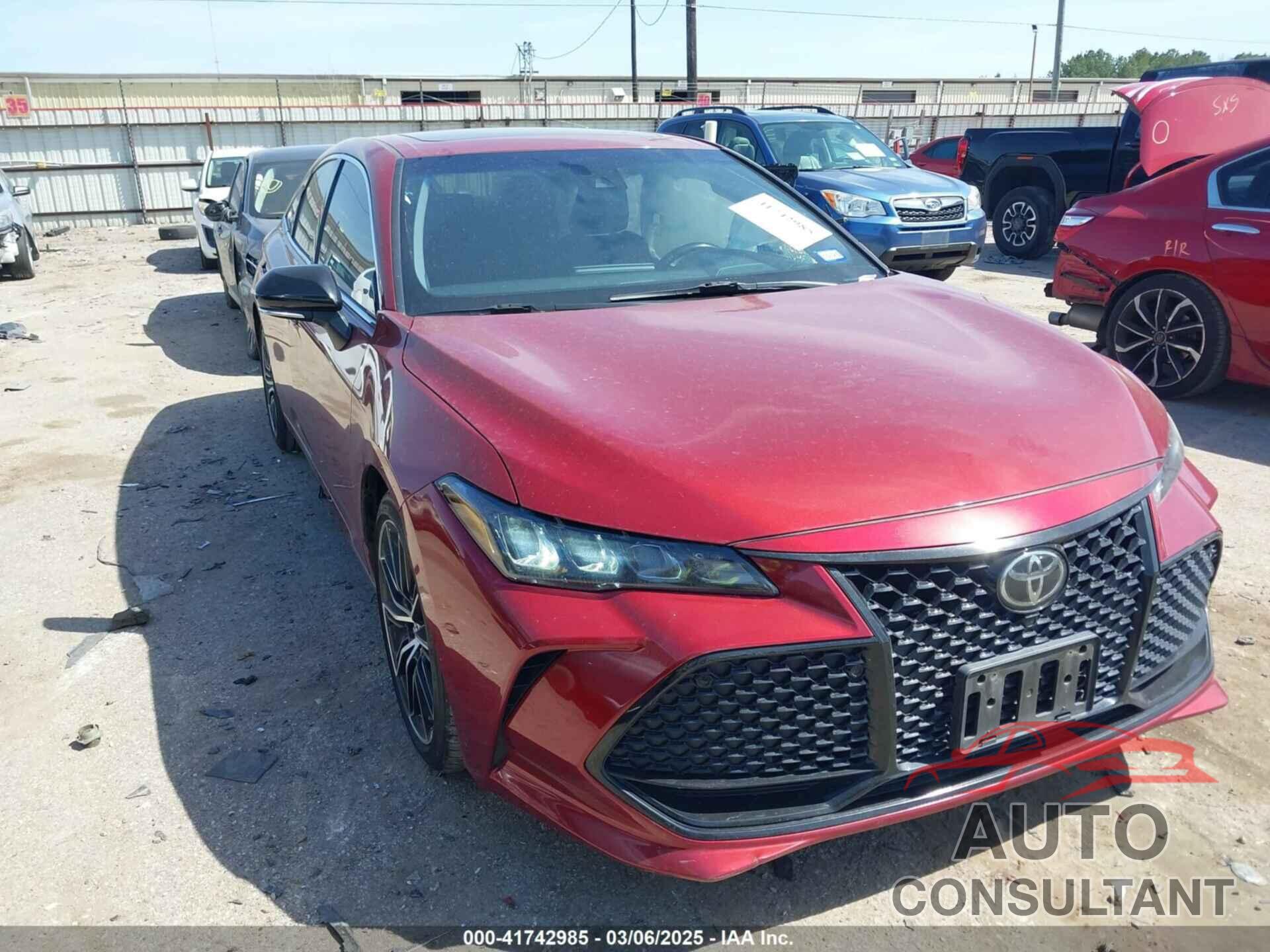 TOYOTA AVALON 2019 - 4T1BZ1FB1KU010539