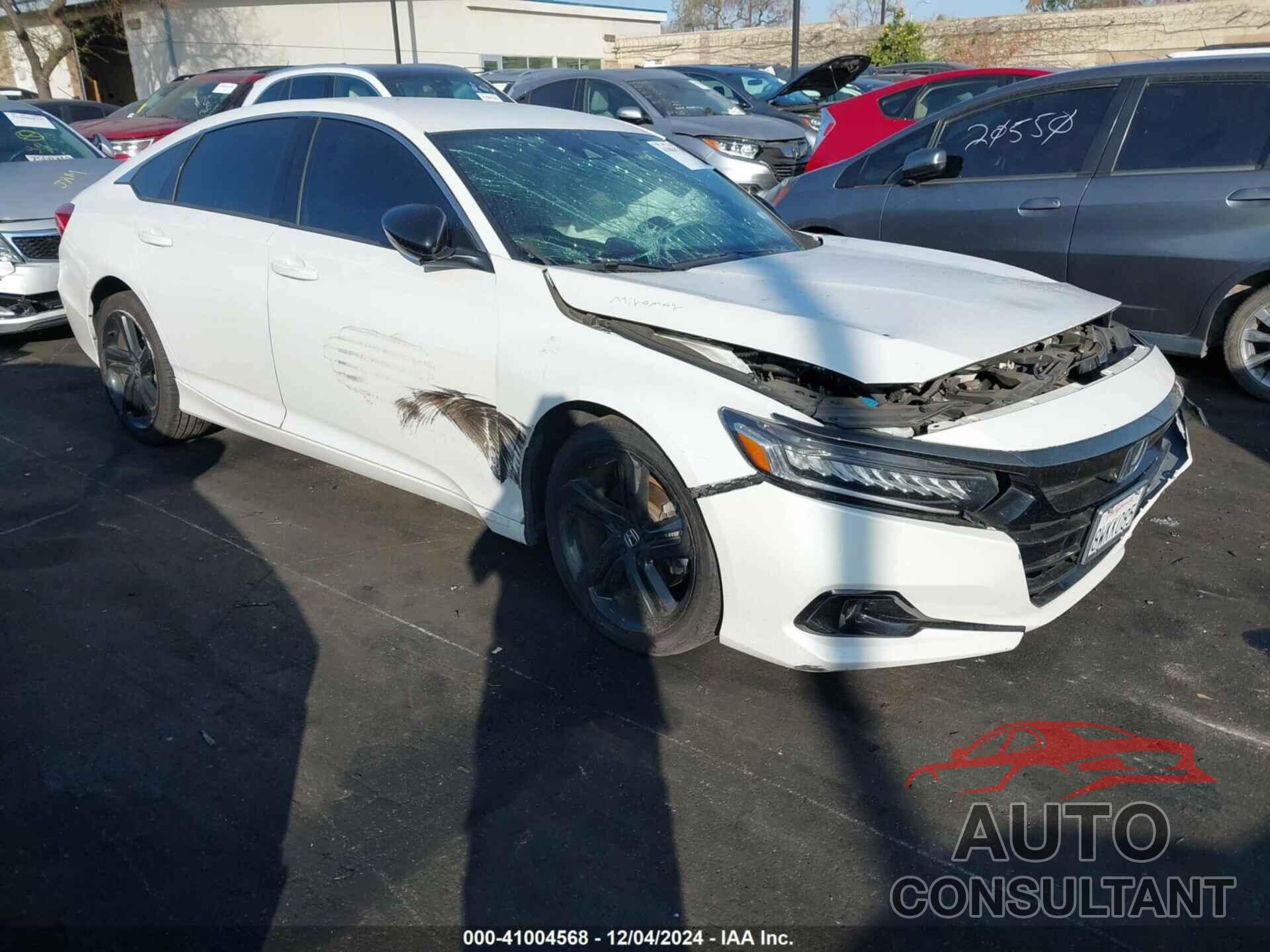 HONDA ACCORD 2021 - 1HGCV1F33MA061740