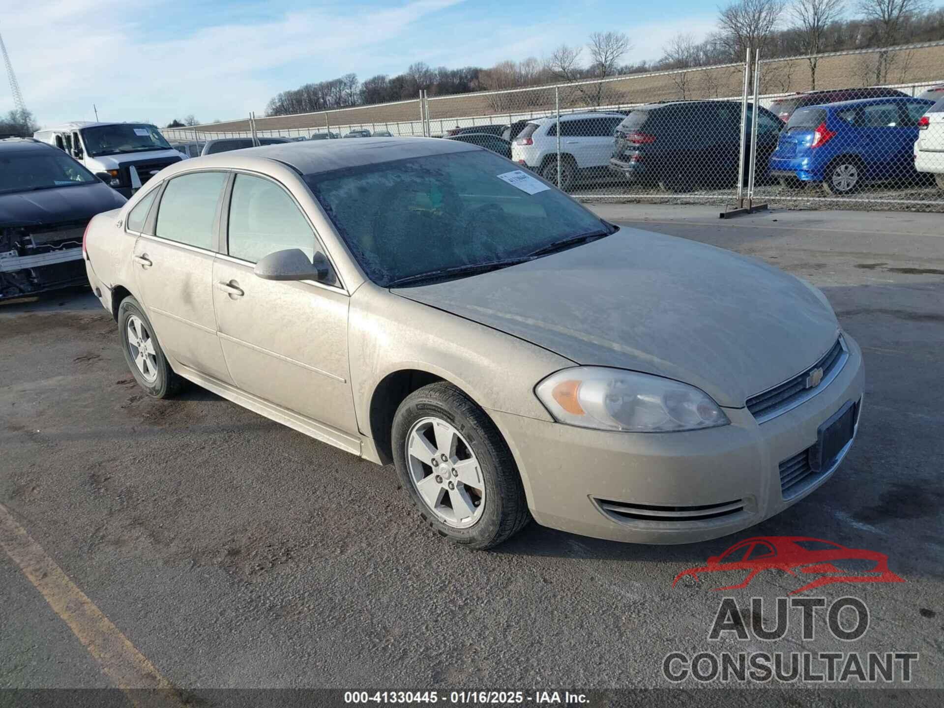 CHEVROLET IMPALA 2009 - 2G1WB57K991134010