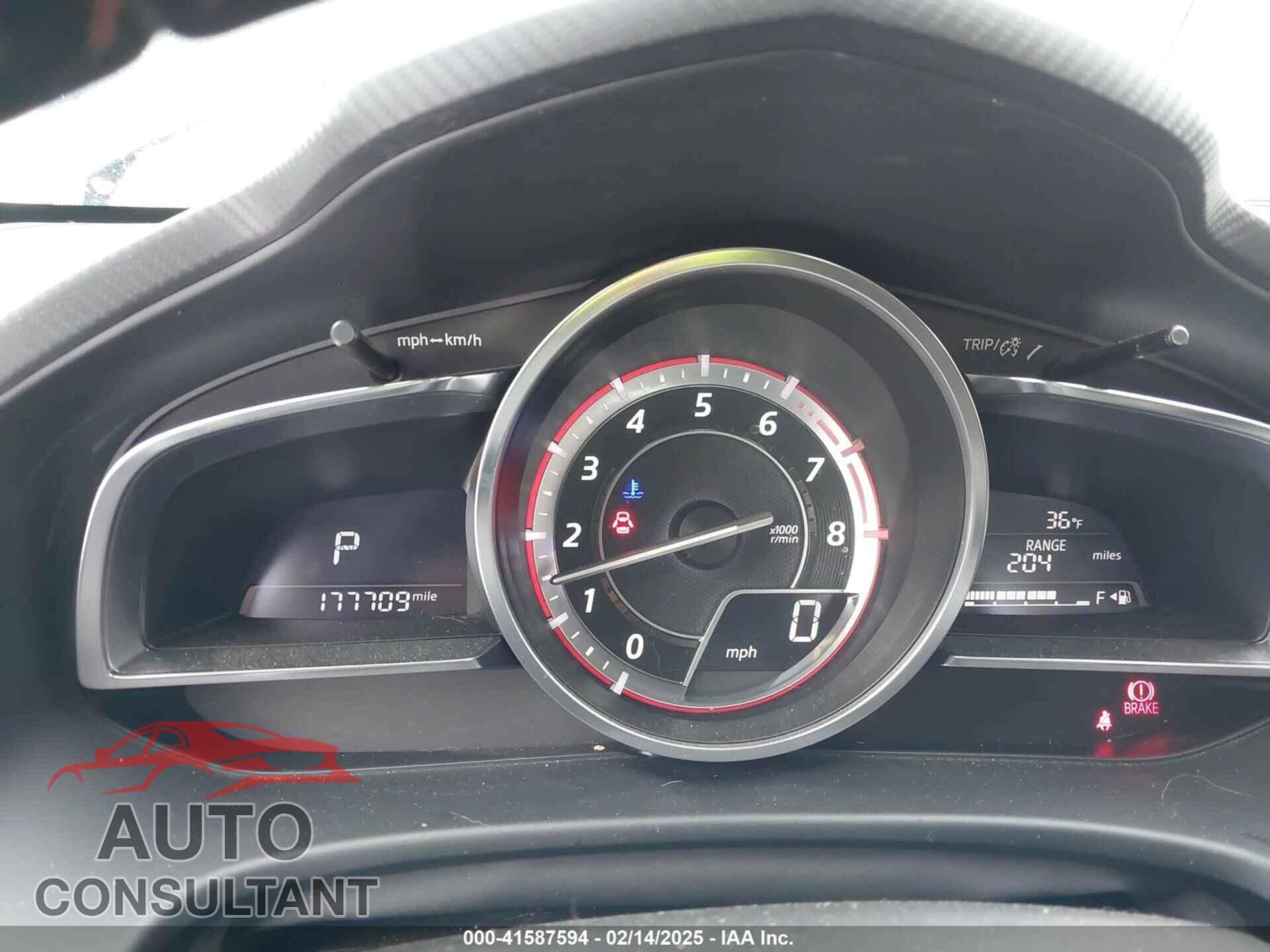 MAZDA MAZDA3 2015 - JM1BM1W31F1235529