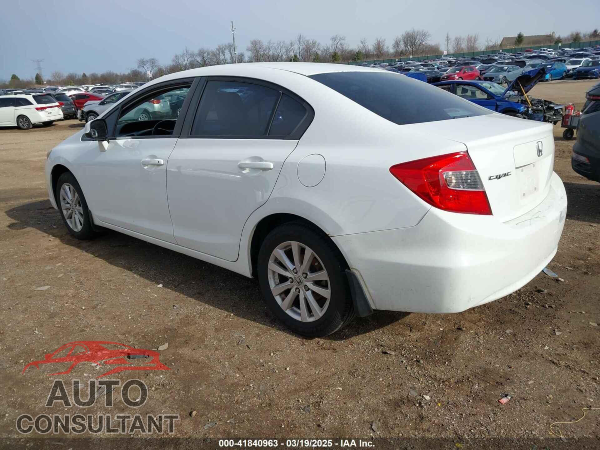 HONDA CIVIC 2012 - 19XFB2F89CE102017