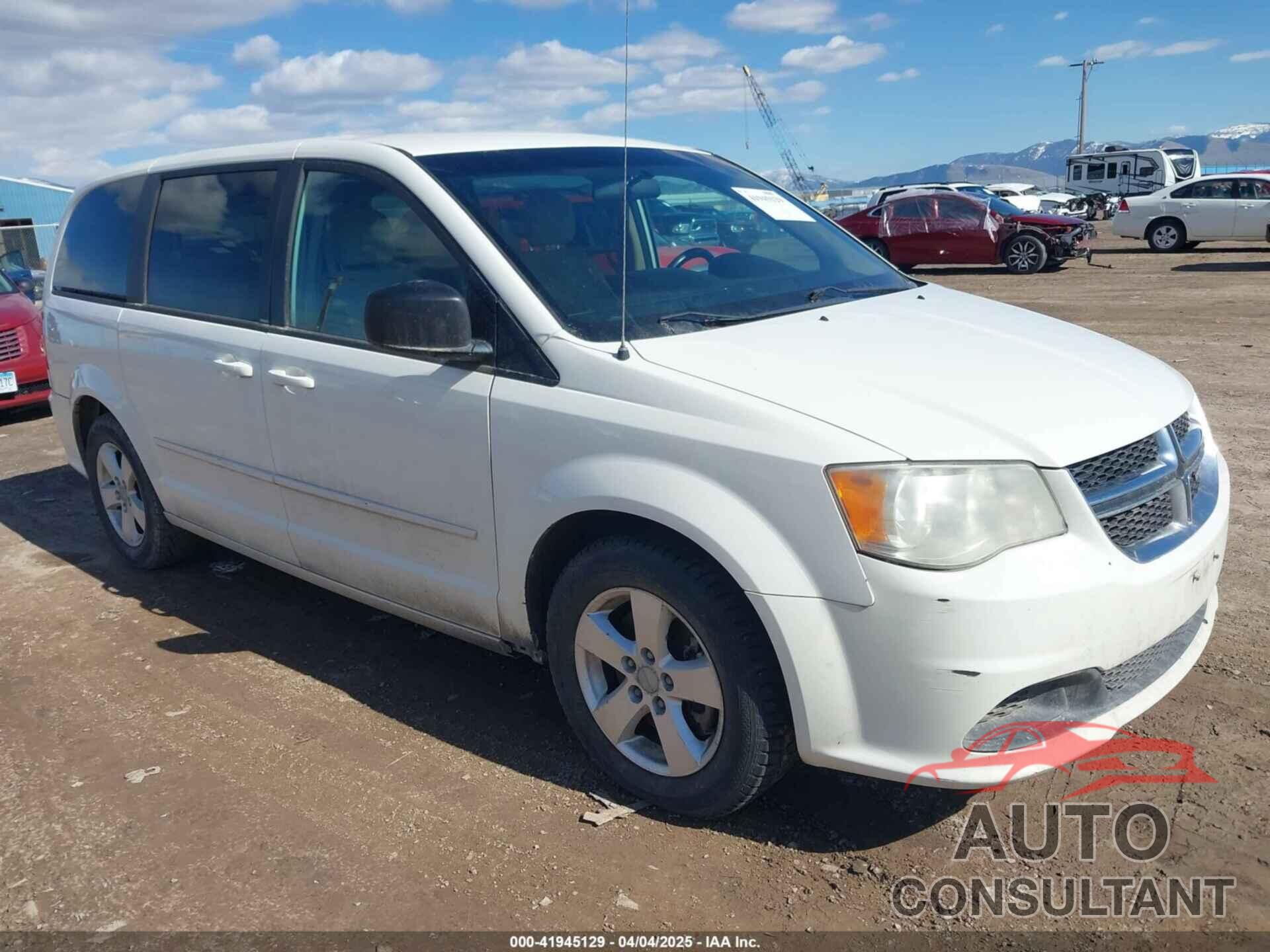 DODGE GRAND CARAVAN 2013 - 2C4RDGBGXDR761113