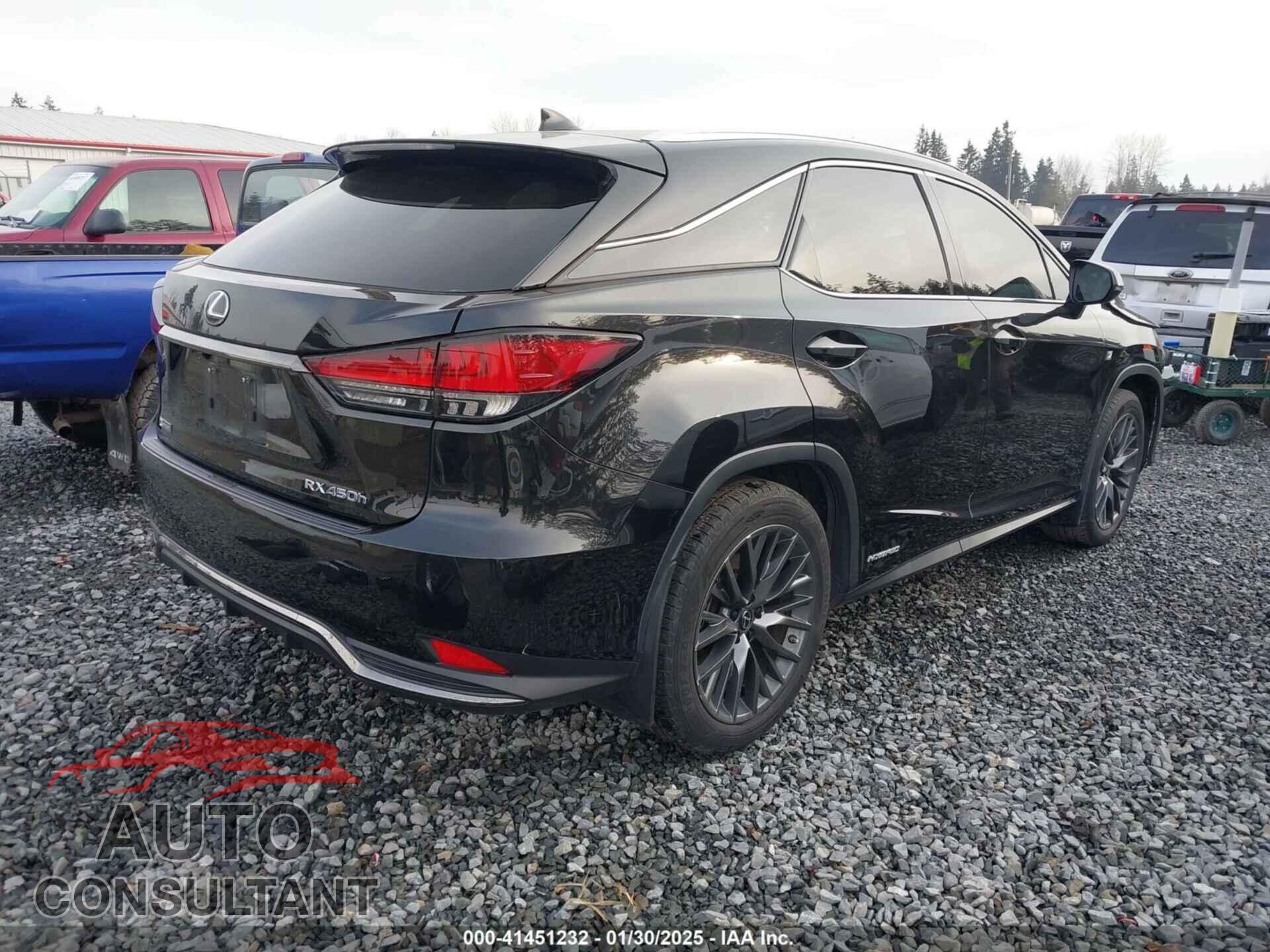 LEXUS RX 450H 2020 - 2T2YGMDA1LC044989