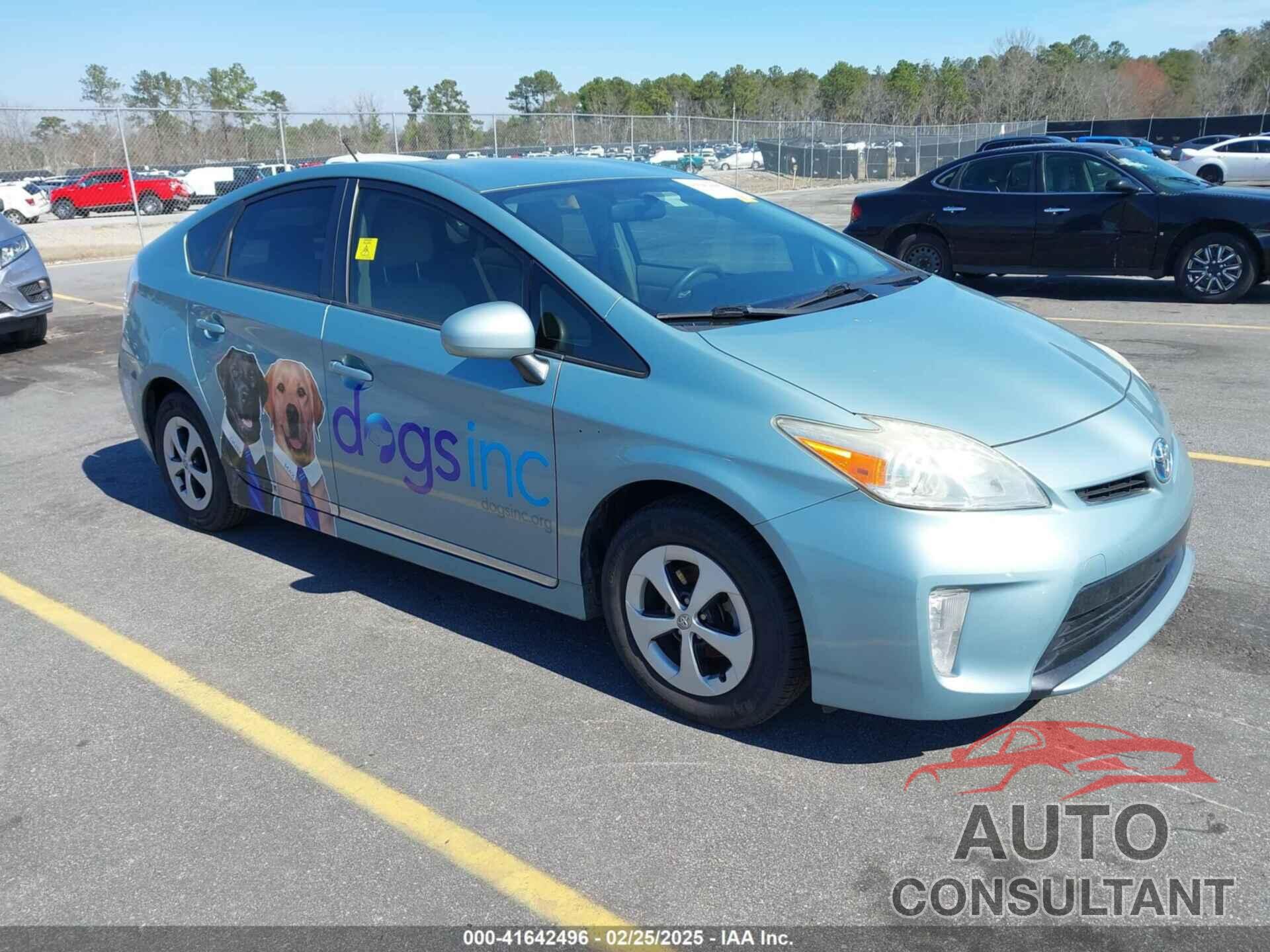 TOYOTA PRIUS 2013 - JTDKN3DUXD1615678