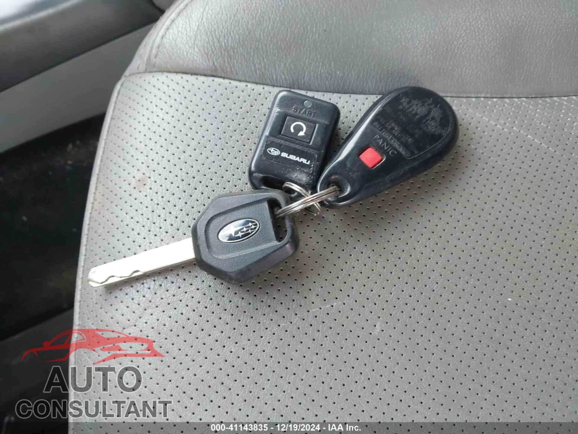 SUBARU FORESTER 2012 - JF2SHAGC7CH407649