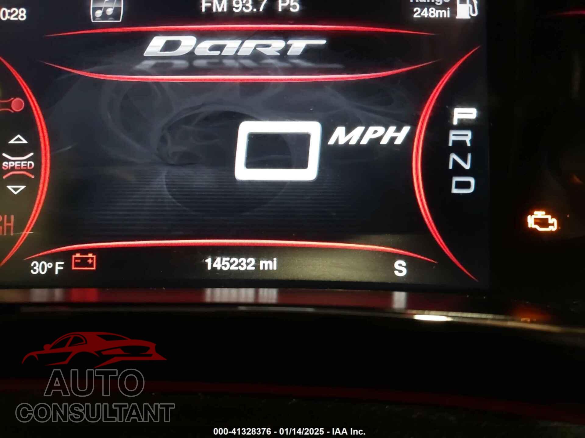 DODGE DART 2015 - 1C3CDFEB9FD307185