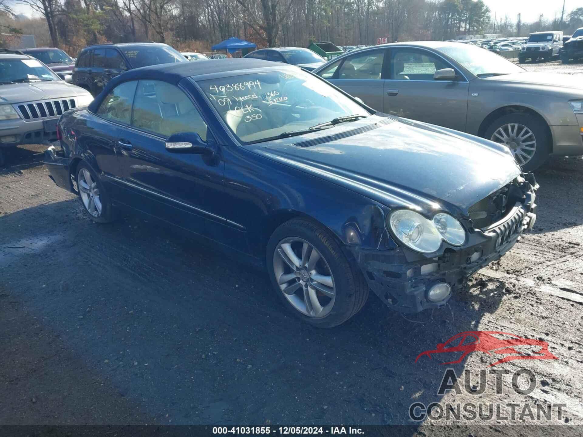 MERCEDES-BENZ CLK 350 2009 - WDBTK56F09T105244