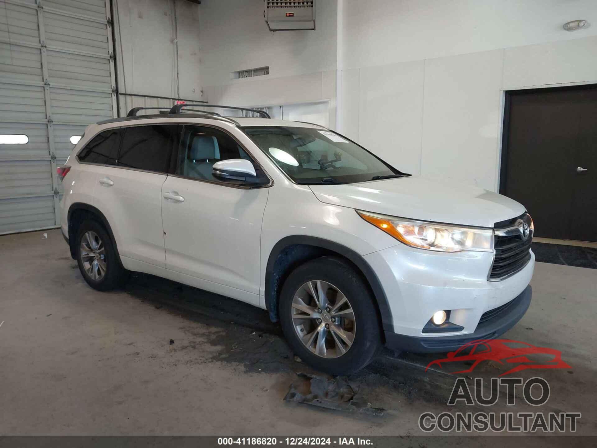 TOYOTA HIGHLANDER 2014 - 5TDJKRFH0ES005235