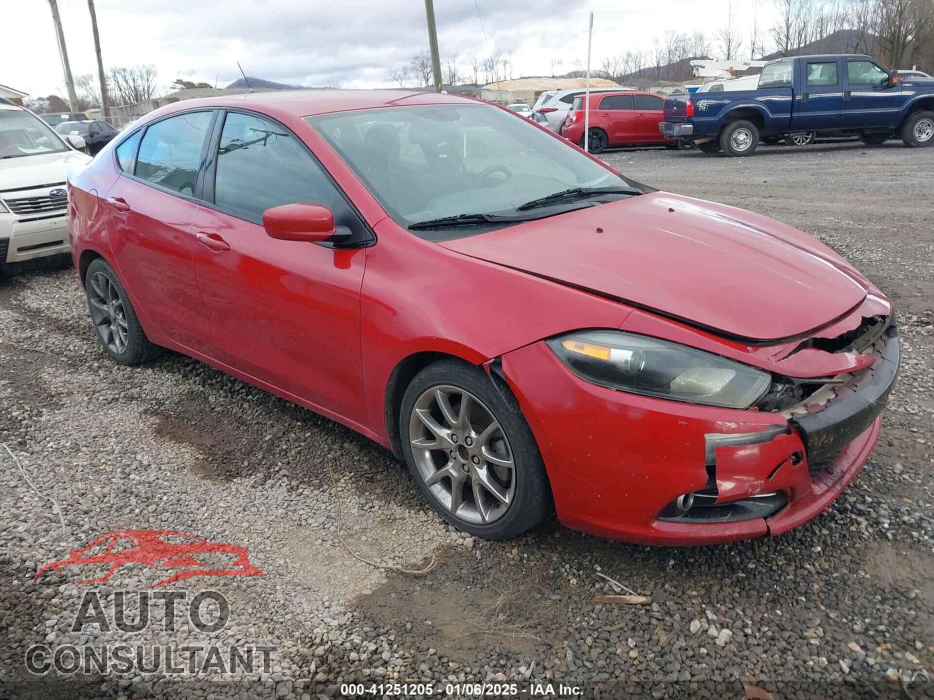 DODGE DART 2014 - 1C3CDFBB5ED738321