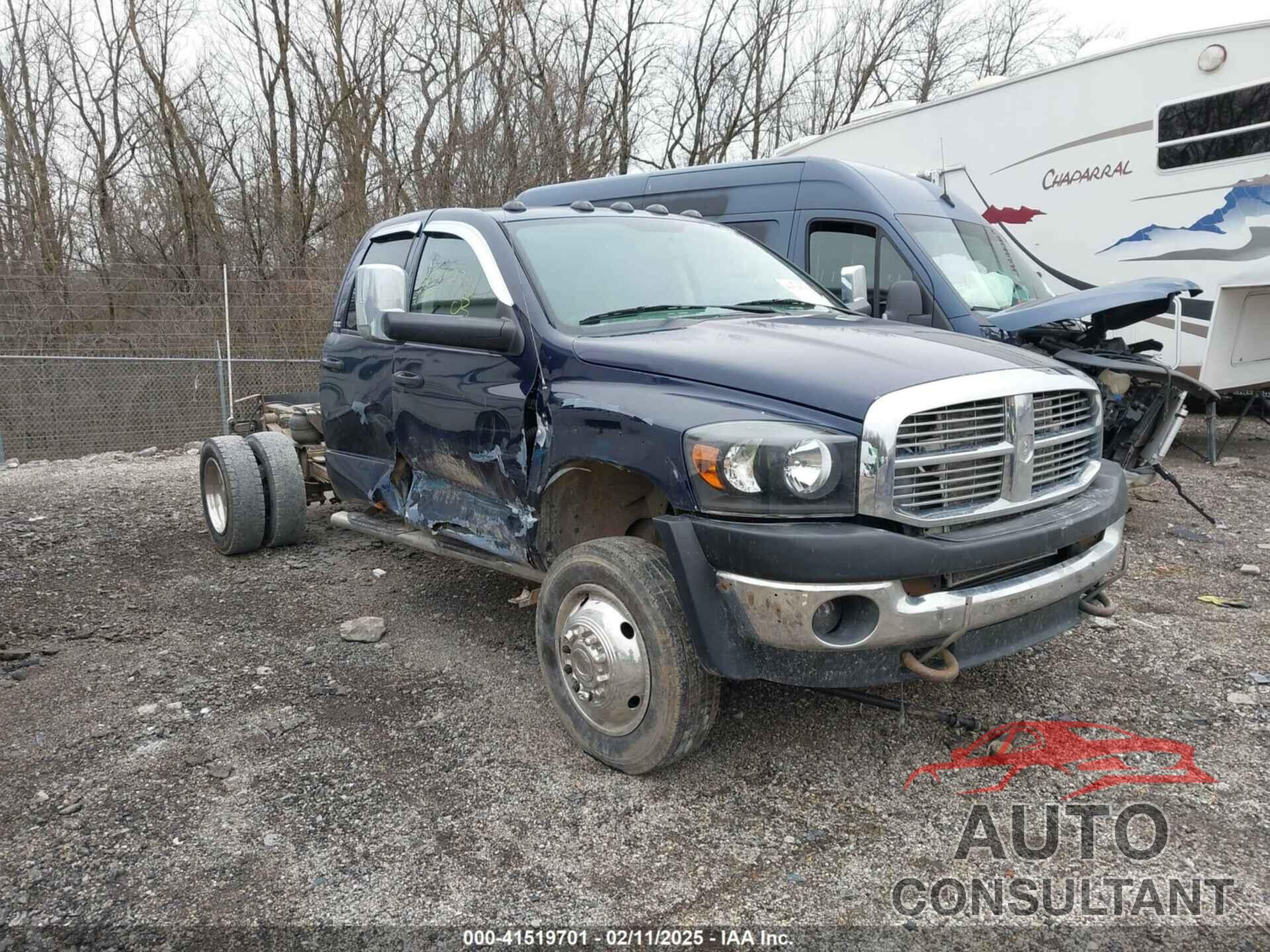 DODGE RAM 4500 HD CHASSIS 2009 - 3D6WD68L89G541025