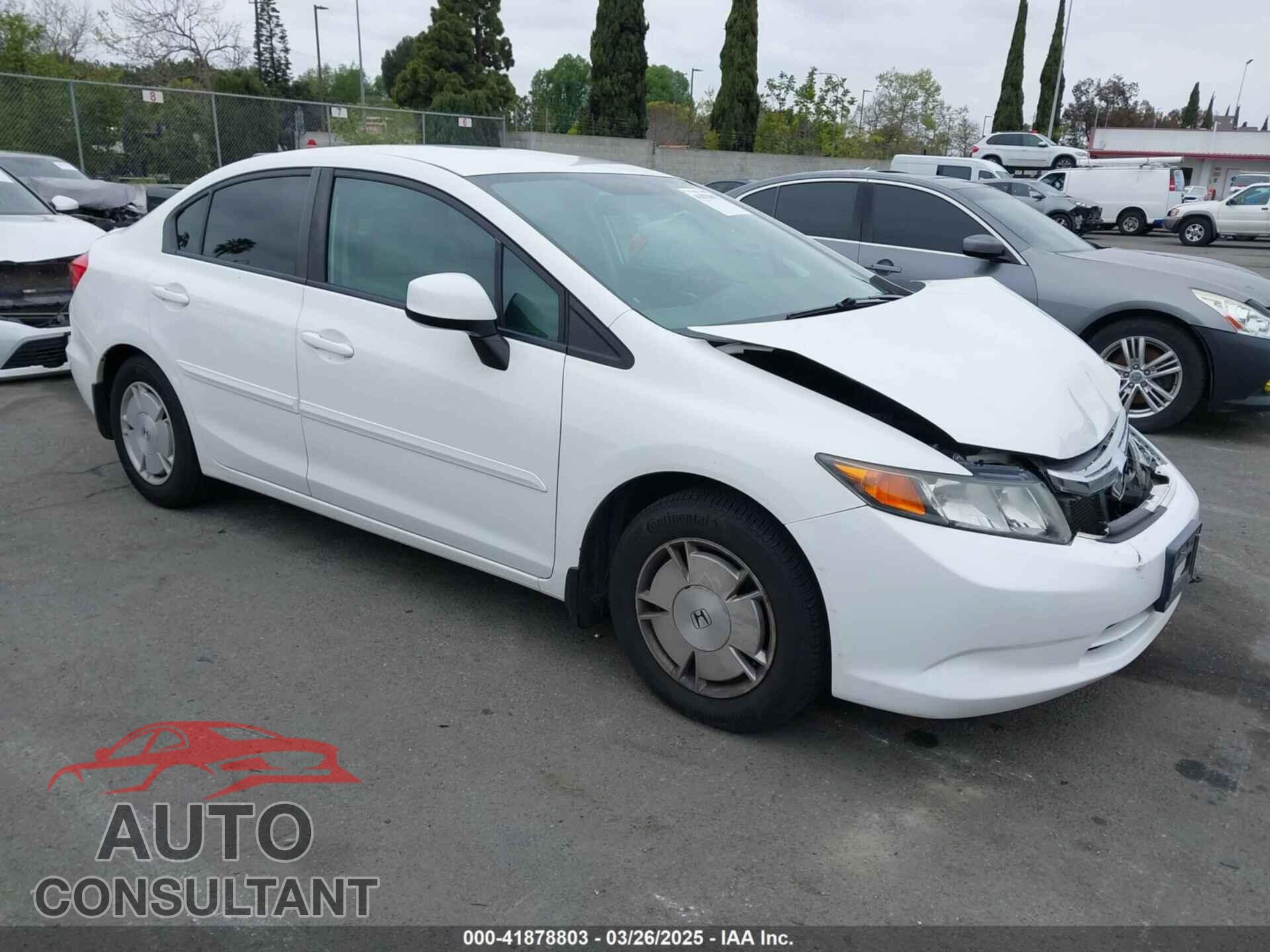 HONDA CIVIC 2012 - 2HGFB2F61CH583059