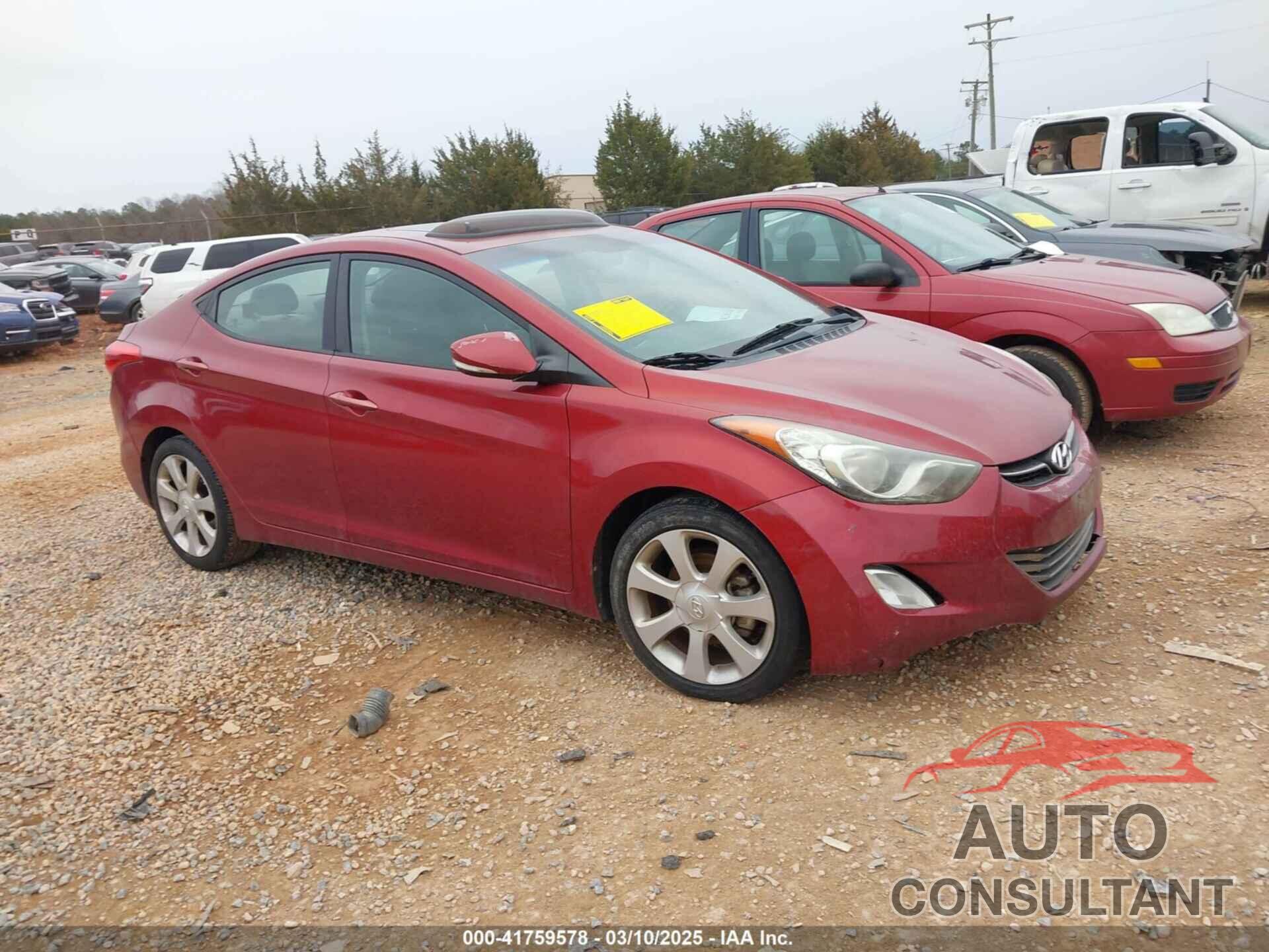 HYUNDAI ELANTRA 2013 - 5NPDH4AE2DH427734