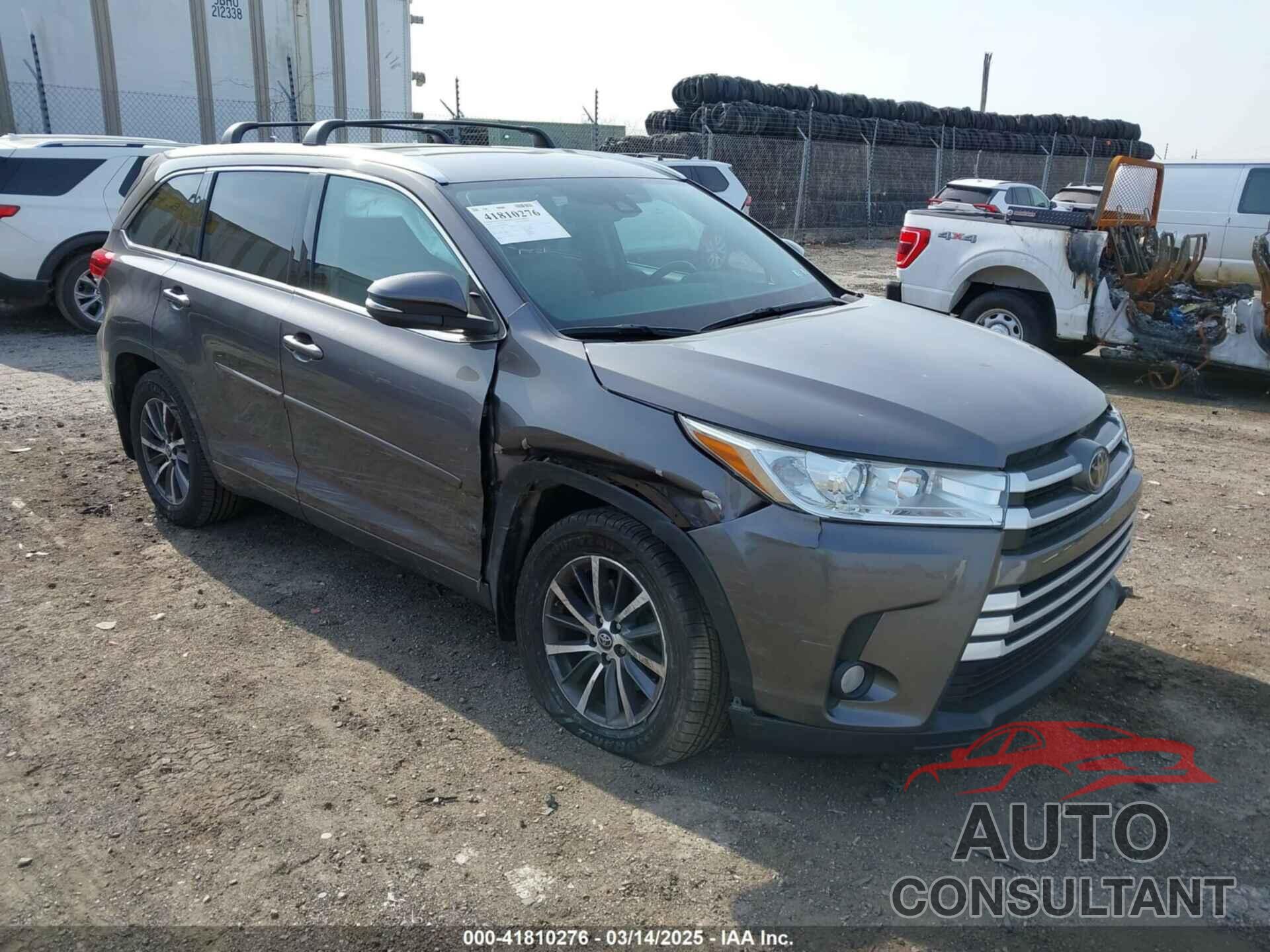TOYOTA HIGHLANDER 2017 - 5TDJZRFH6HS509403