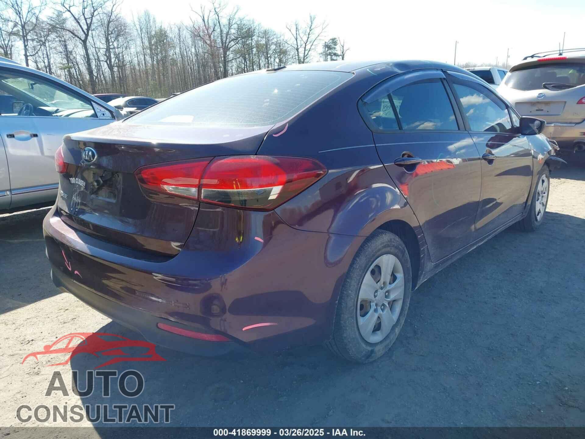 KIA FORTE 2017 - 3KPFK4A75HE148512