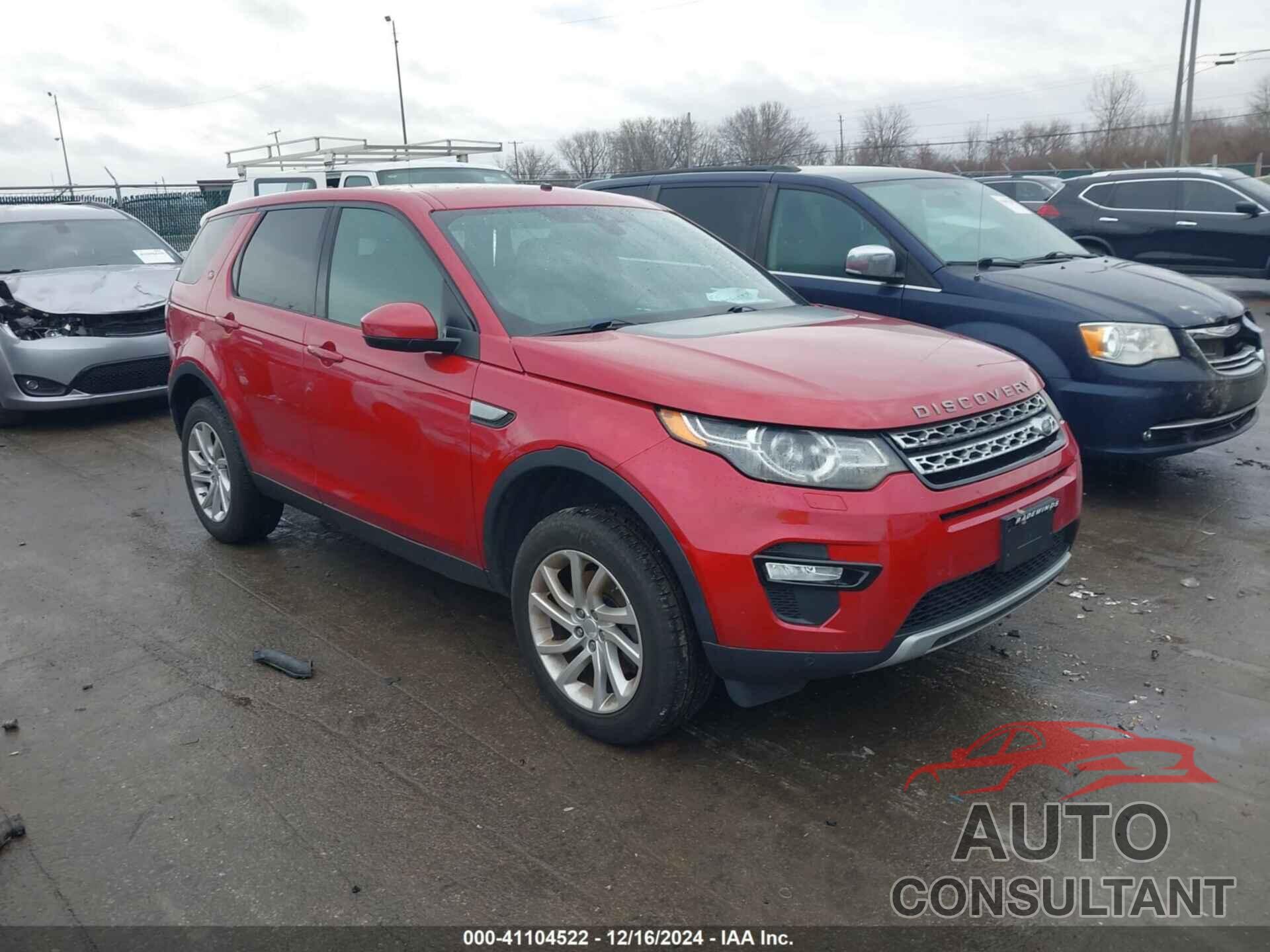 LAND ROVER DISCOVERY SPORT 2016 - SALCR2BG6GH554351