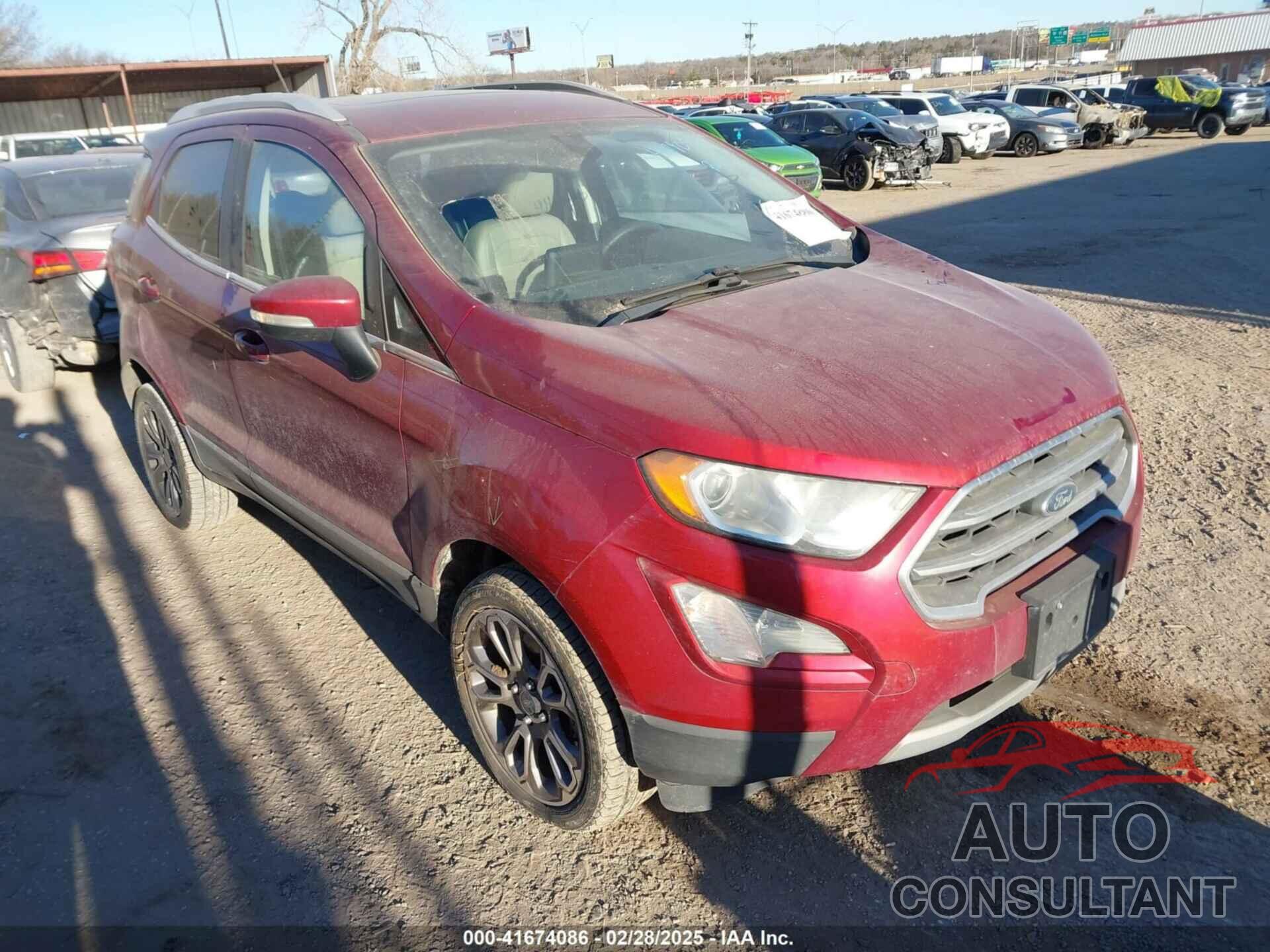FORD ECOSPORT 2019 - MAJ6S3KL4KC271163