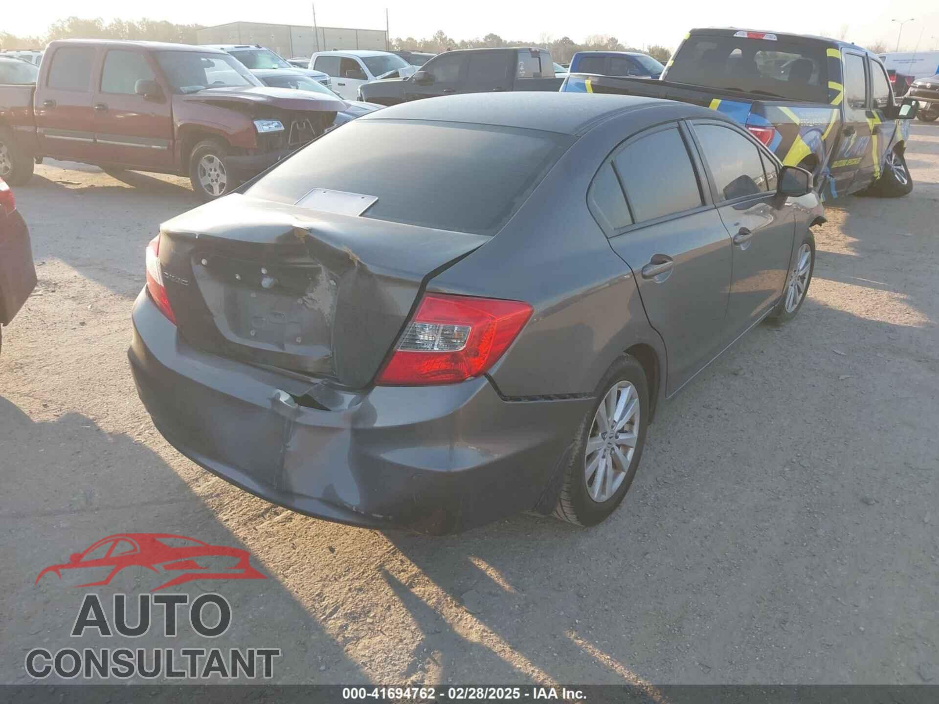 HONDA CIVIC 2012 - 19XFB2F93CE054152