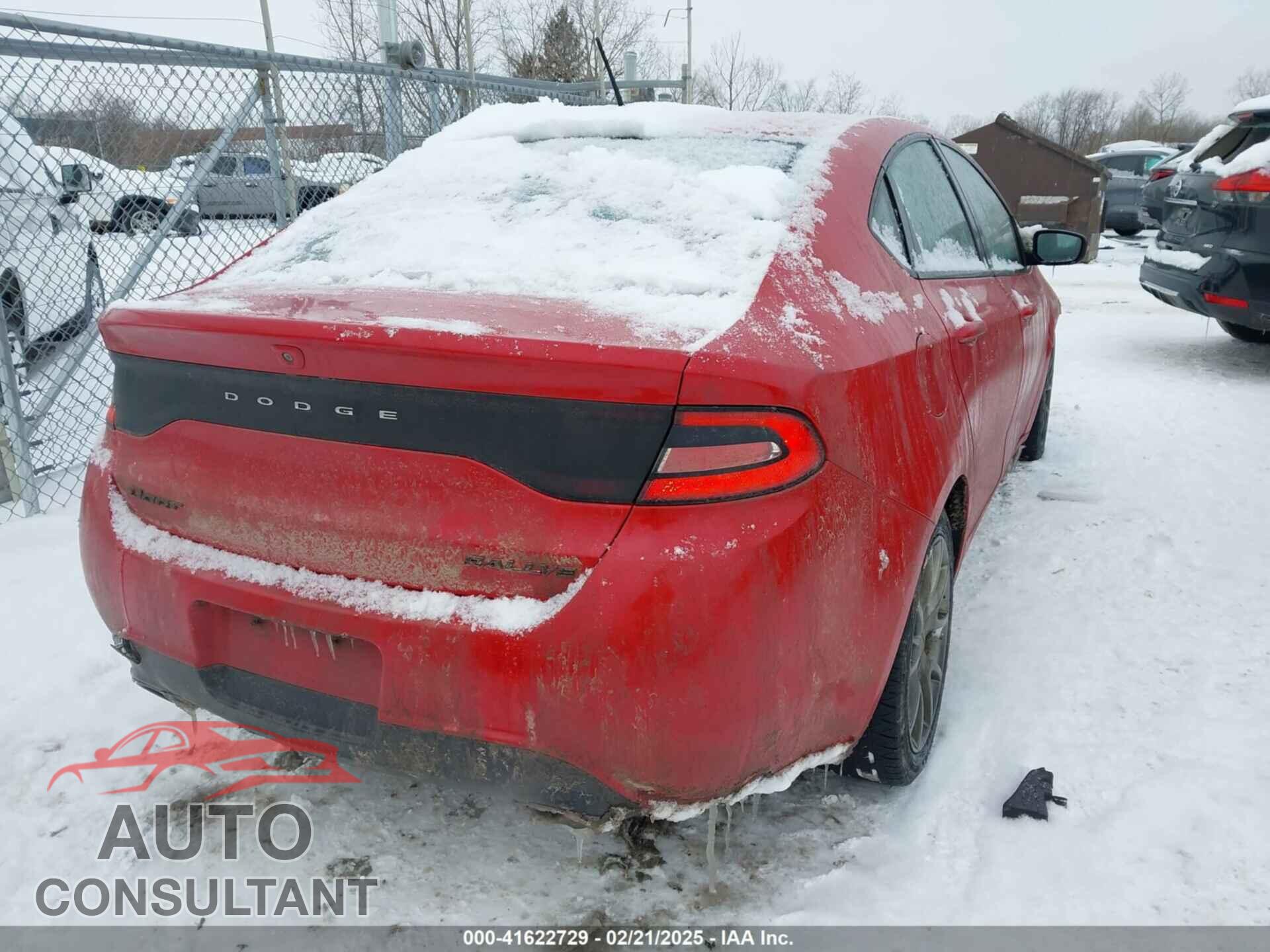 DODGE DART 2013 - 1C3CDFBA4DD317213