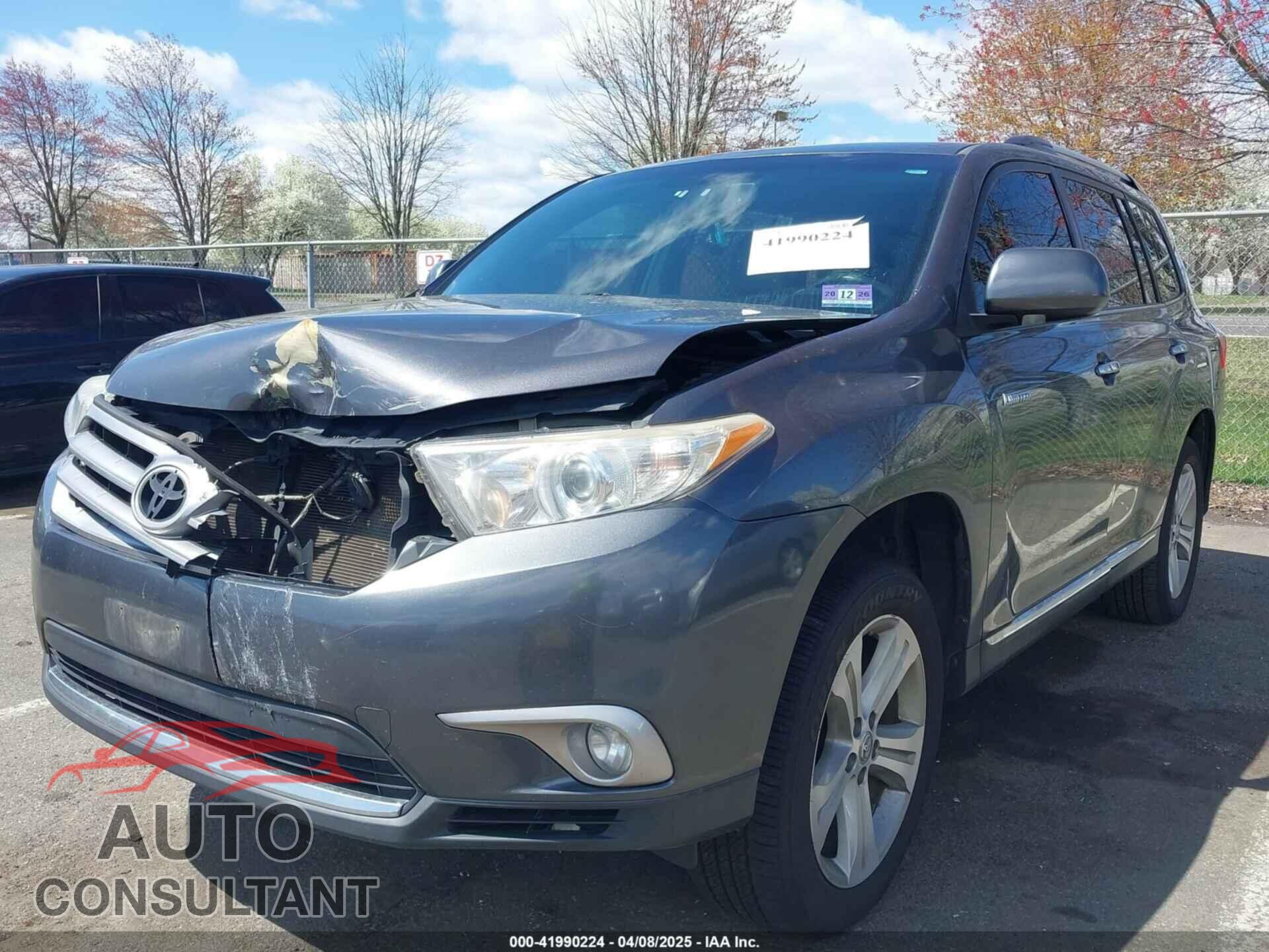 TOYOTA HIGHLANDER 2013 - 5TDDK3EH8DS275226